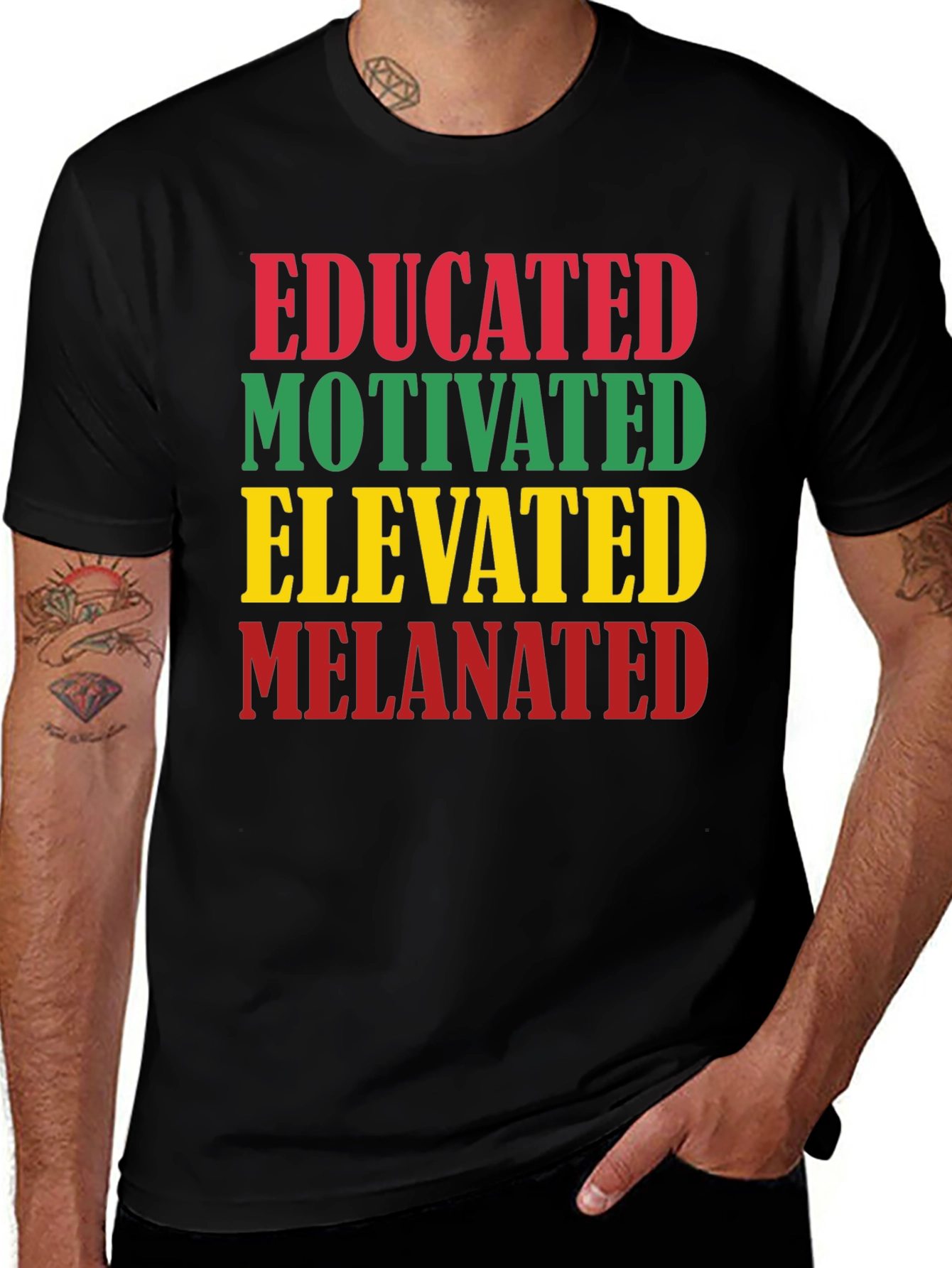 Educated Motivated Elevated Melanated T-Shirt