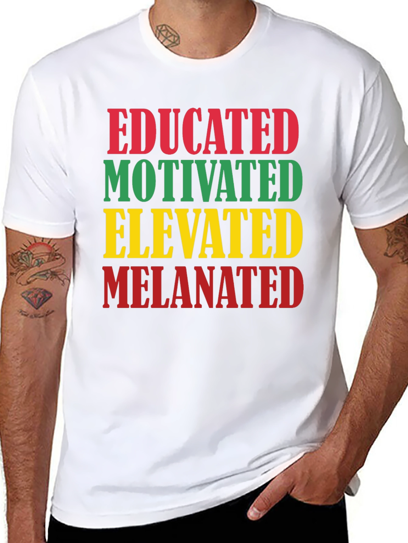 Educated Motivated Elevated Melanated T-Shirt