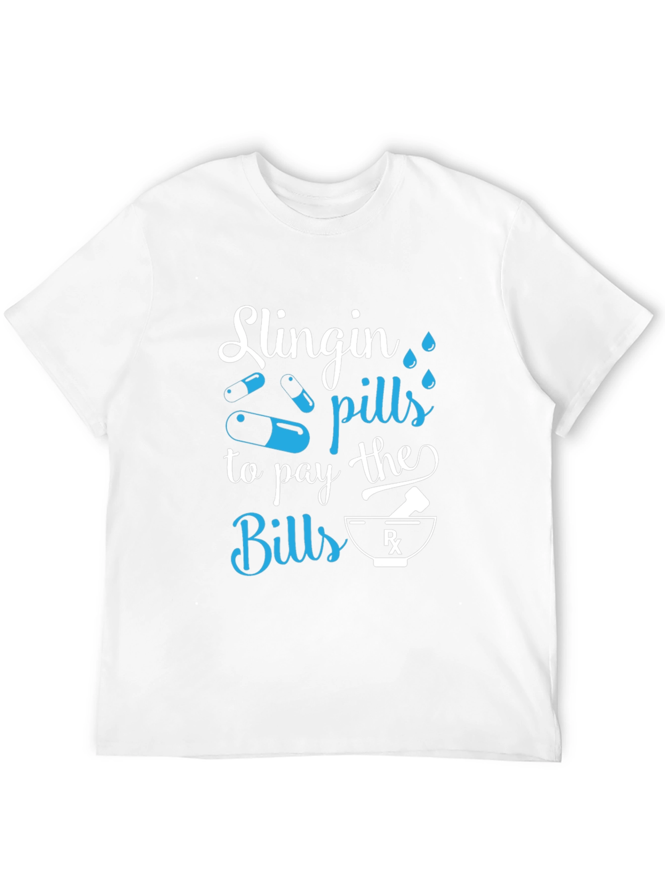 Slingin Pills Graphic Tee - Pharmacy Humor T-Shirt