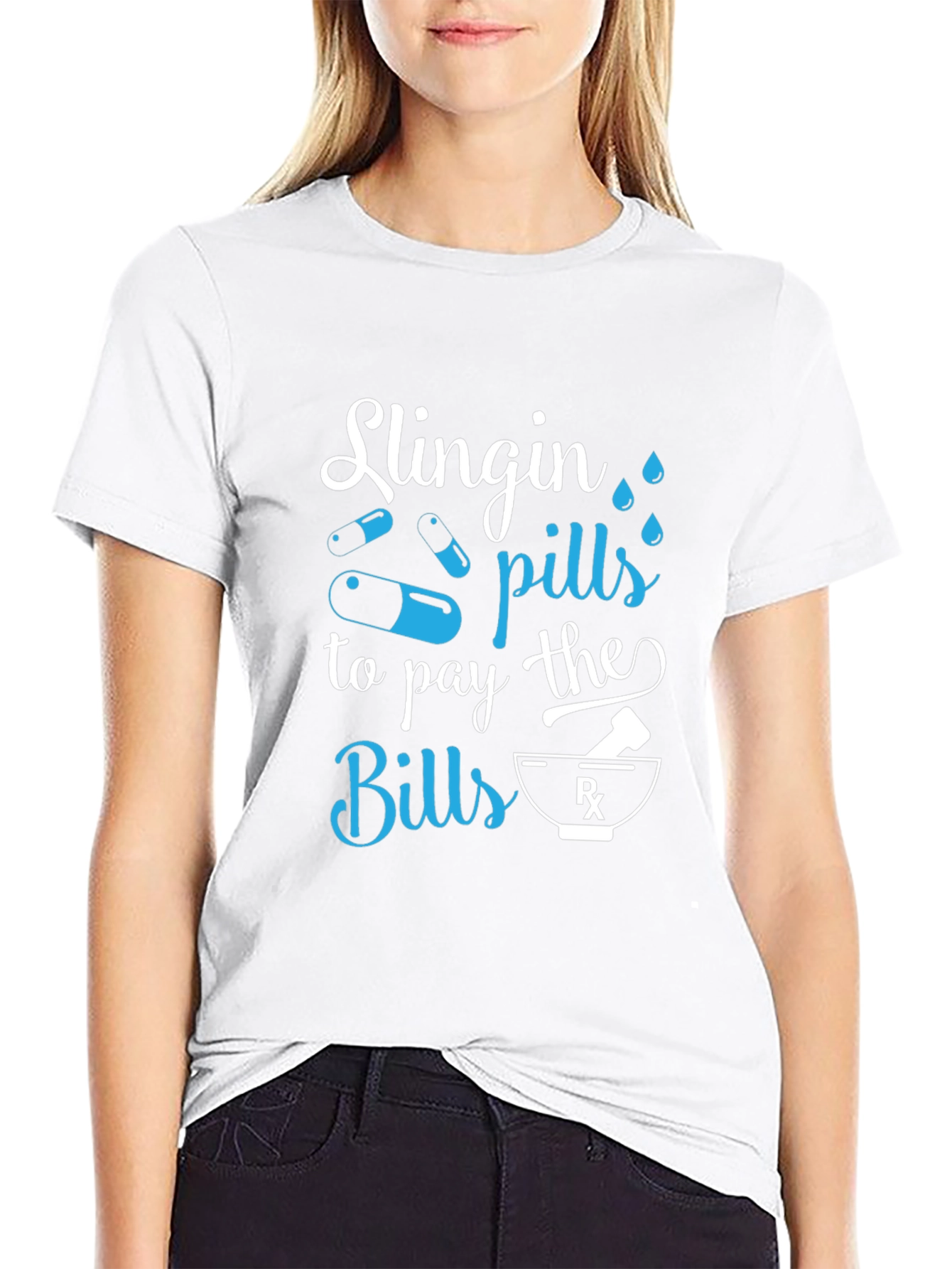 Slingin Pills Graphic Tee - Pharmacy Humor T-Shirt
