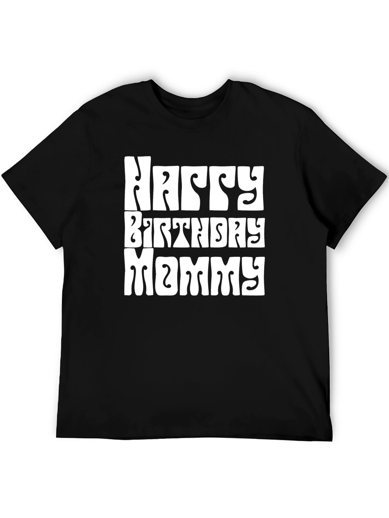 Happy Birthday Mommy T-Shirt - Groovy Retro Style