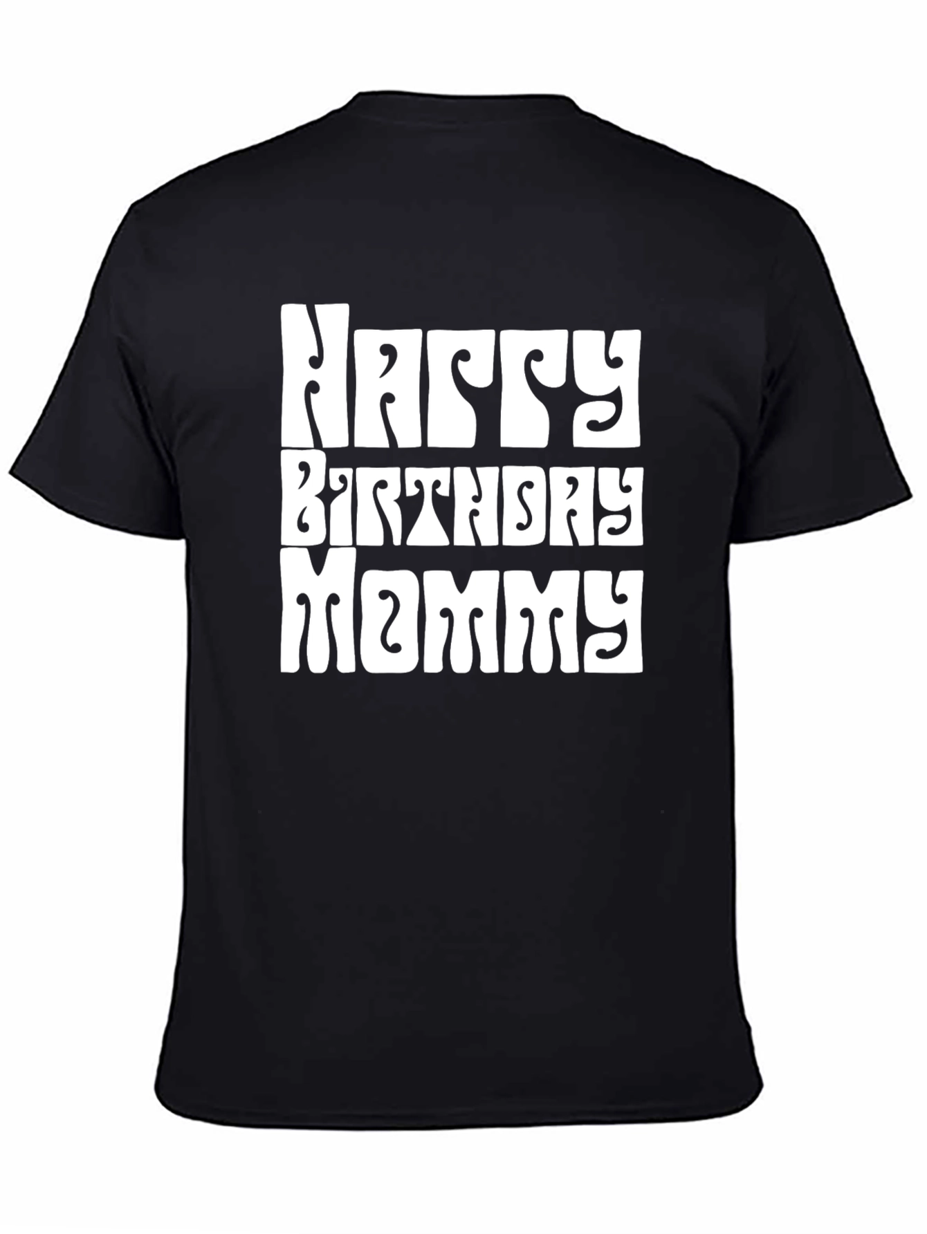 Happy Birthday Mommy T-Shirt - Groovy Retro Style