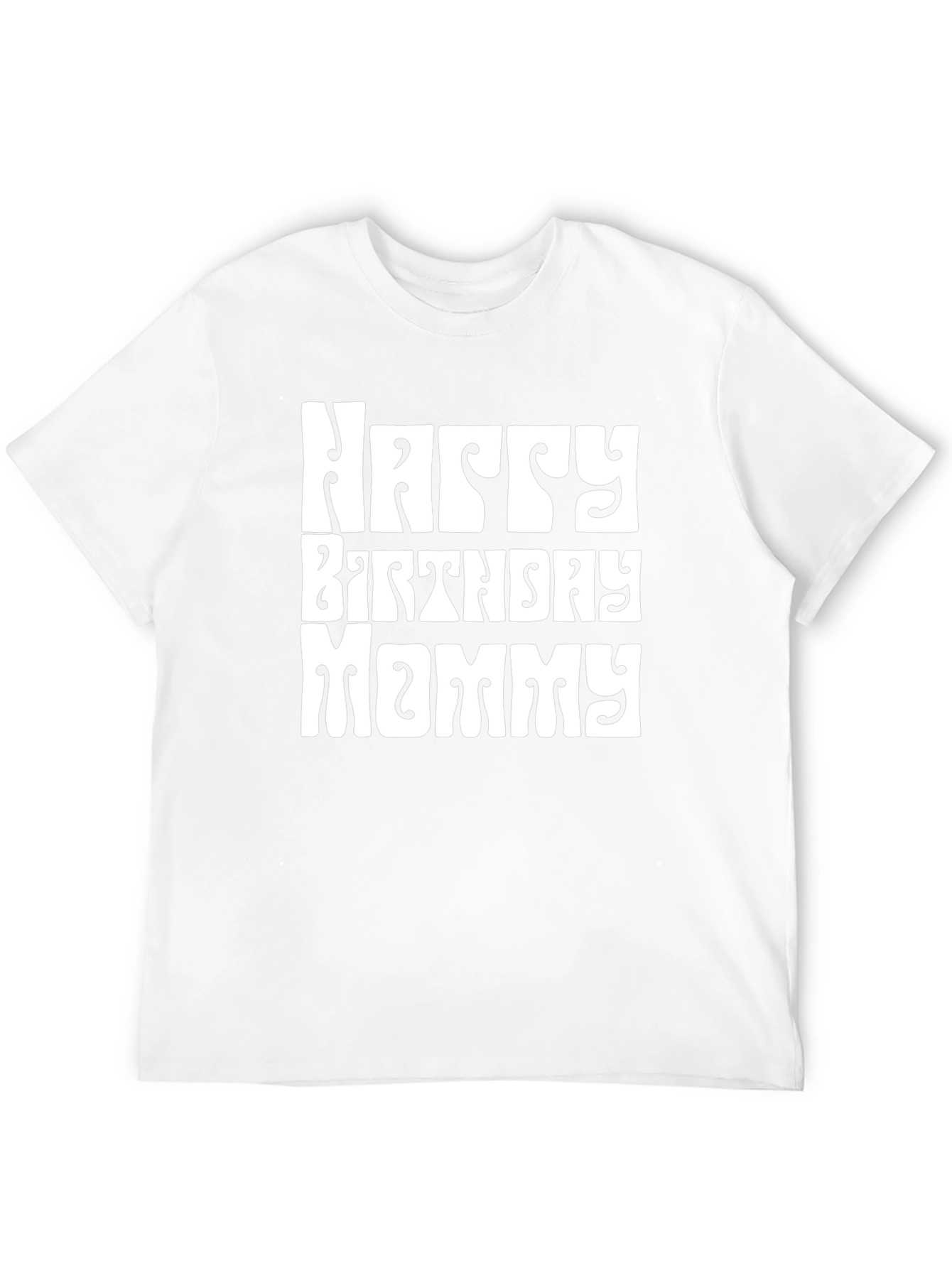 Happy Birthday Mommy T-Shirt - Groovy Retro Style