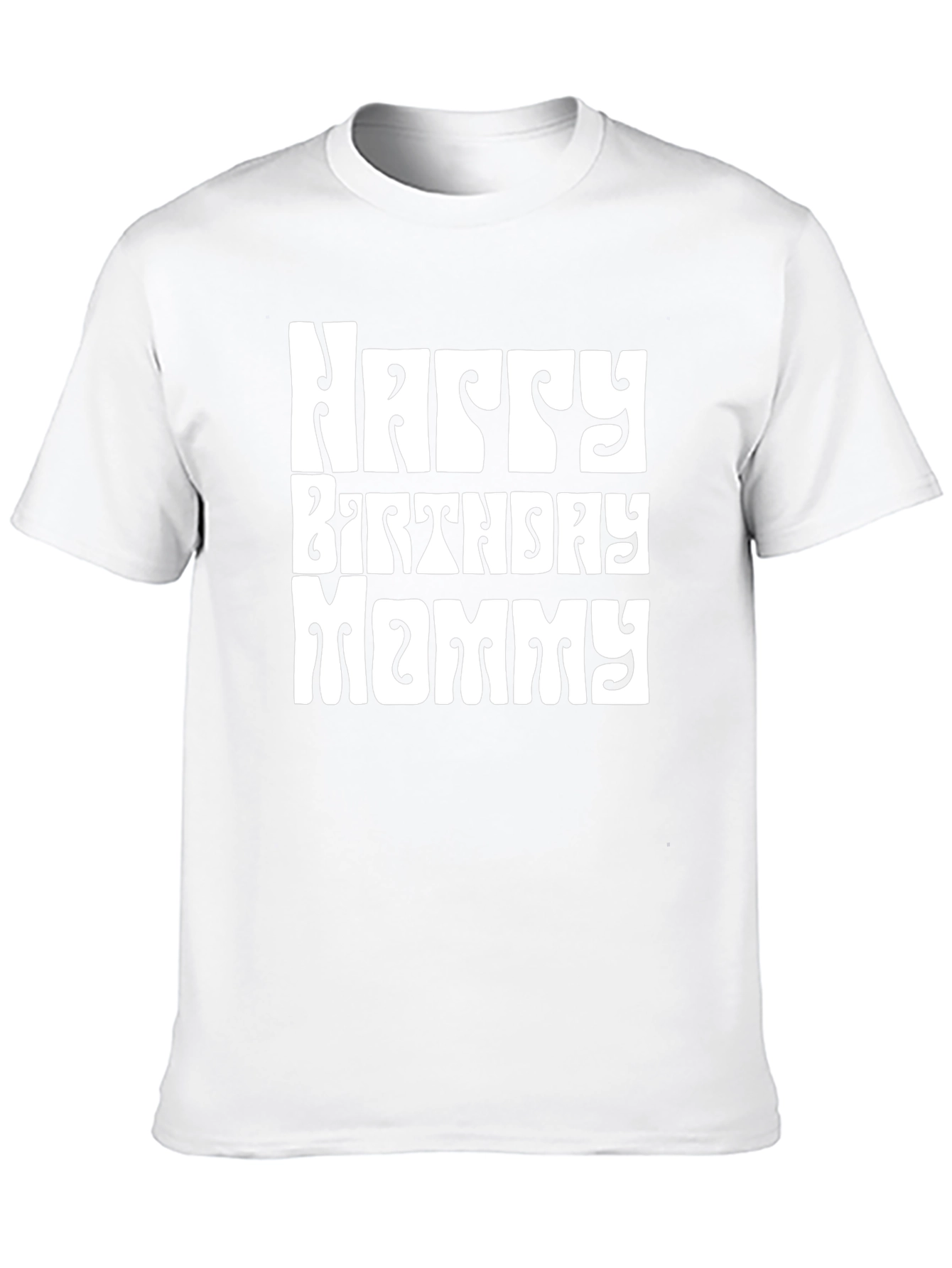 Happy Birthday Mommy T-Shirt - Groovy Retro Style