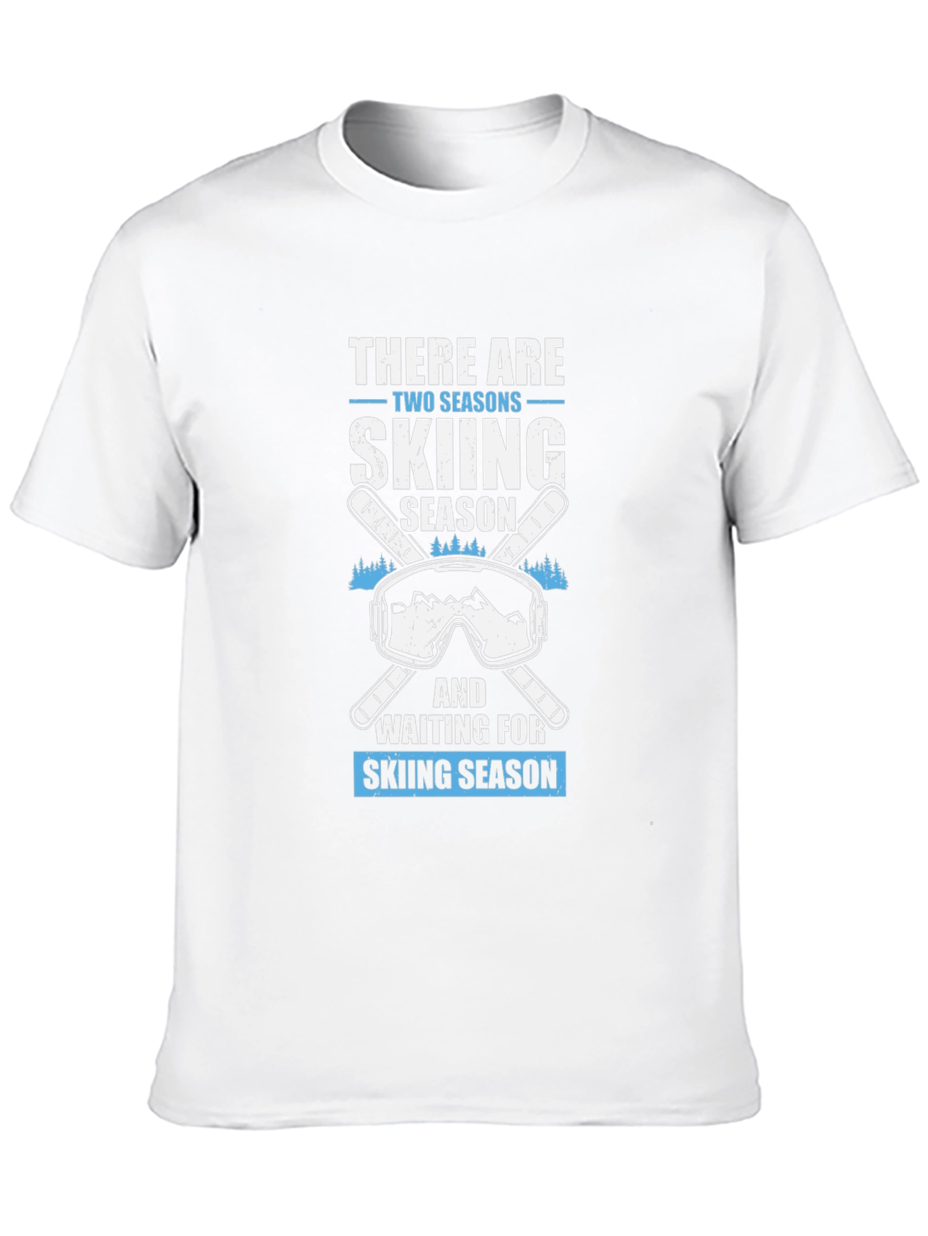 Skiing Season Graphic Tee | Mountain Lovers T-Shirt