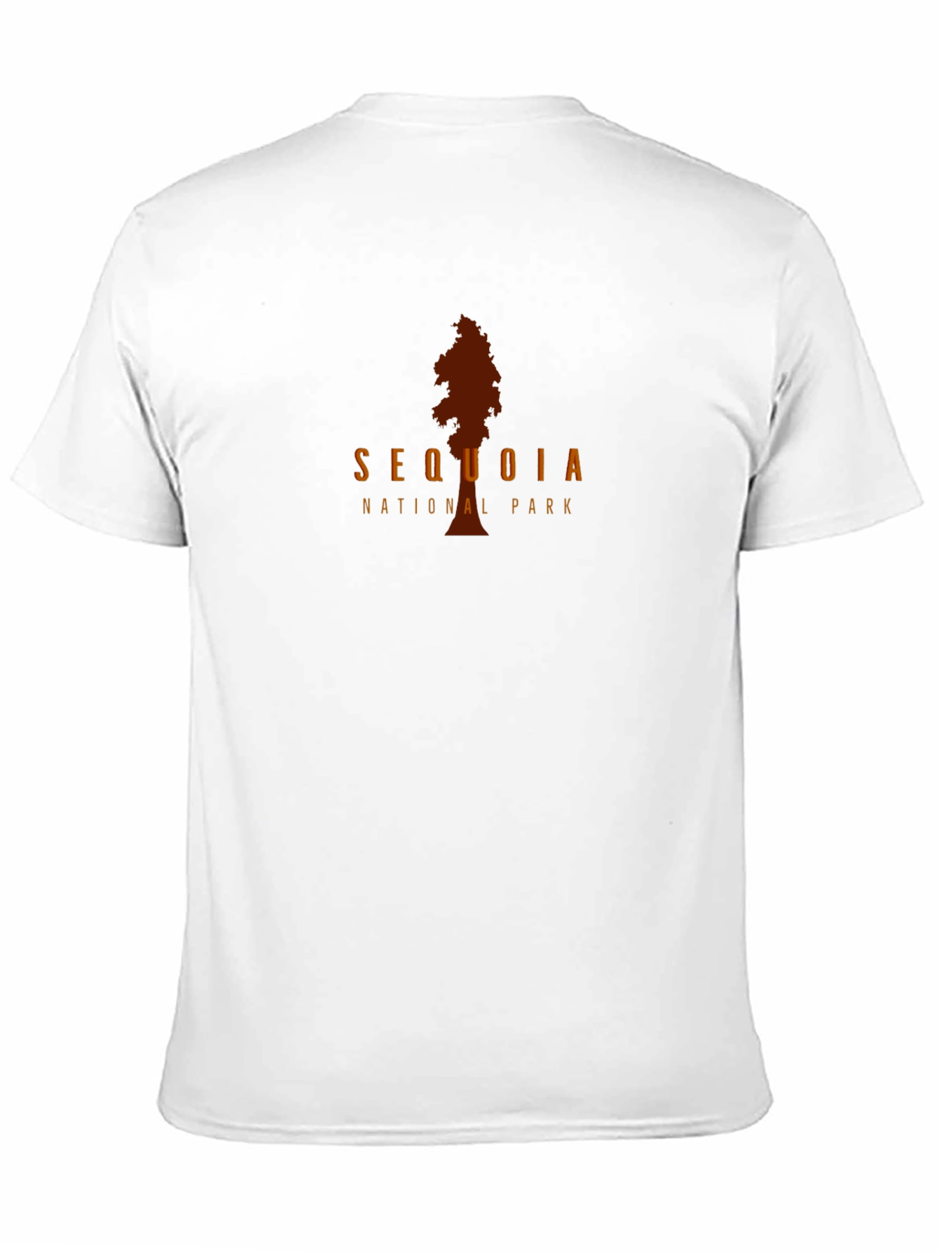 Sequoia National Park Tree Graphic Black T-Shirt