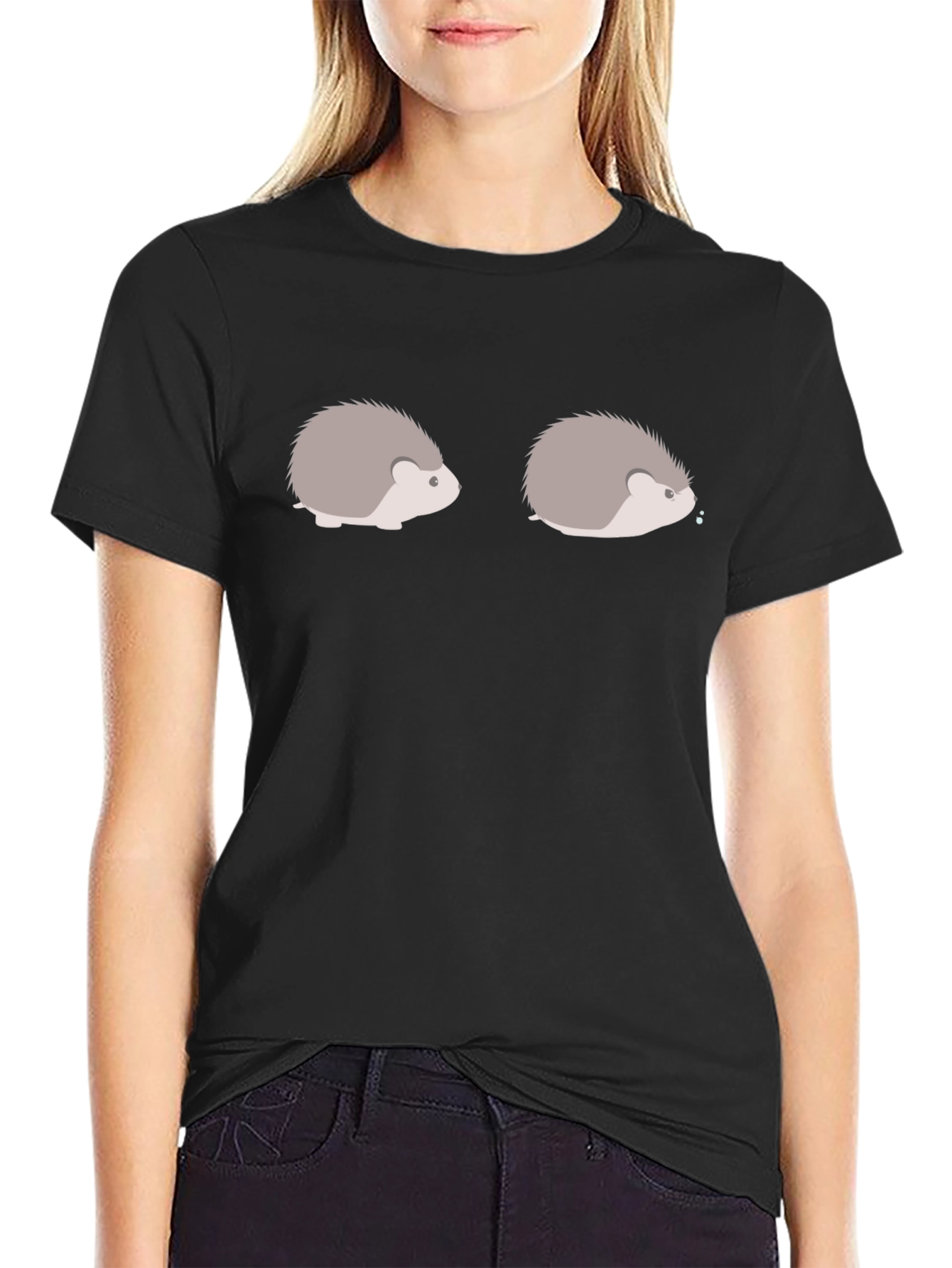 Hedgehog Graphic Tee - Cute & Comfy