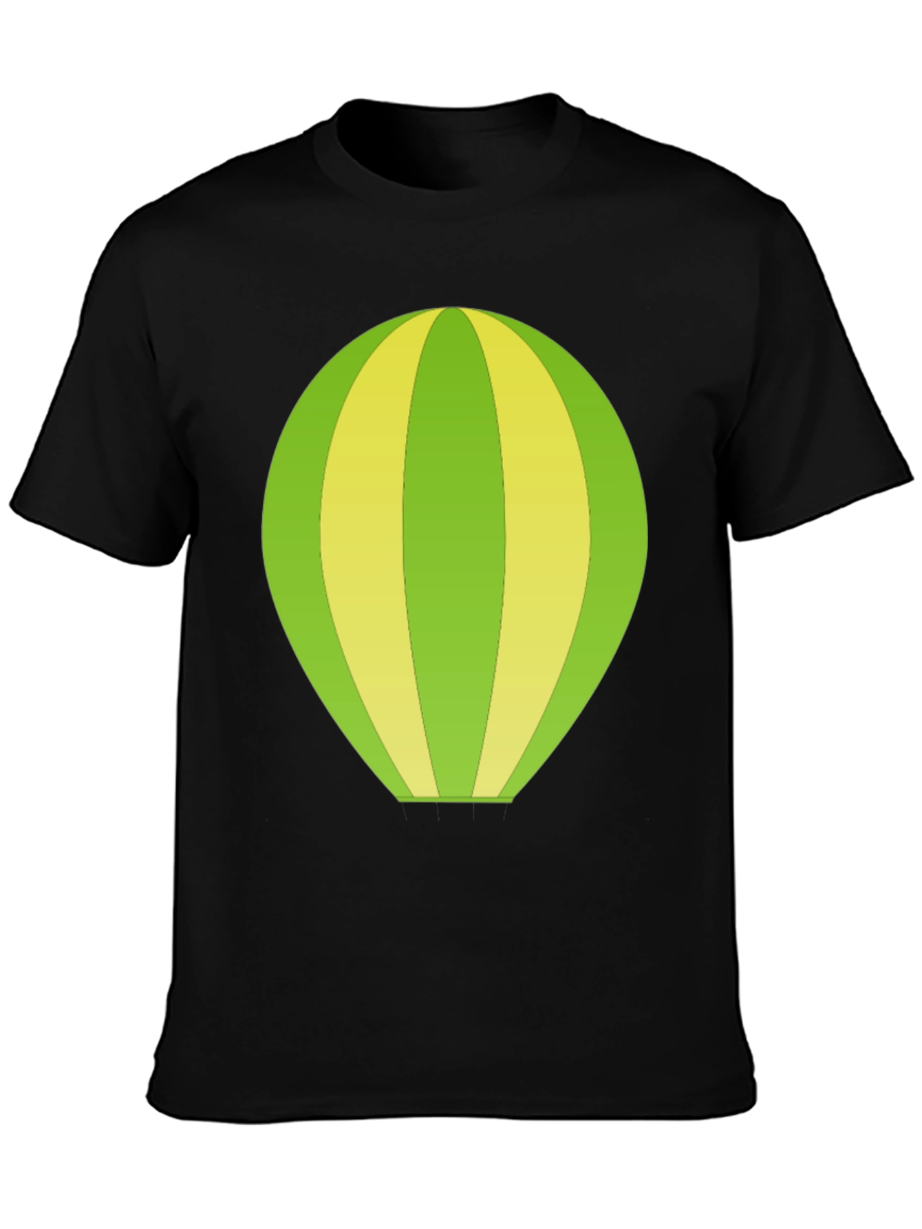 Lime Balloon Graphic T-Shirt - Casual Style