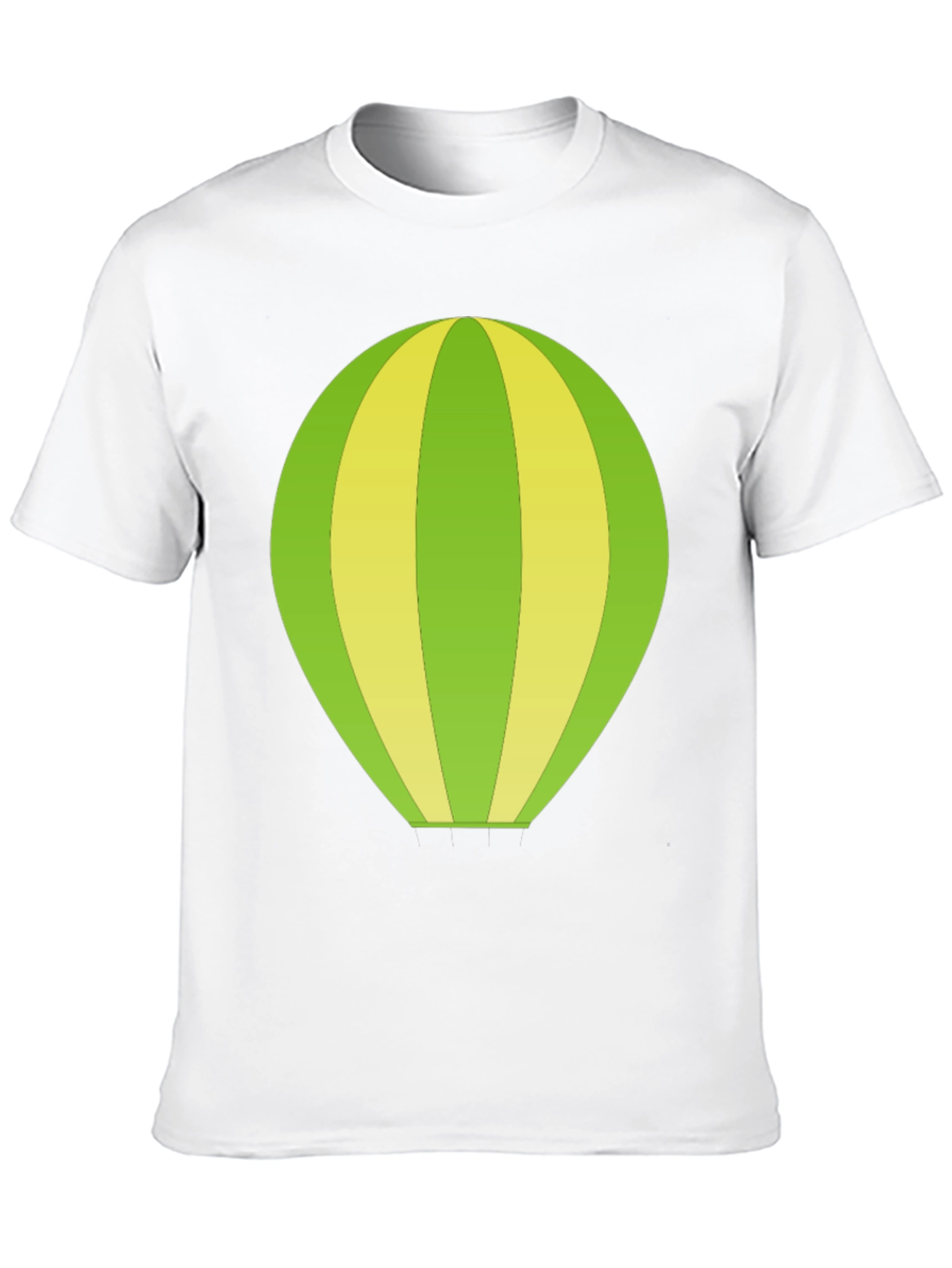 Lime Balloon Graphic T-Shirt - Casual Style