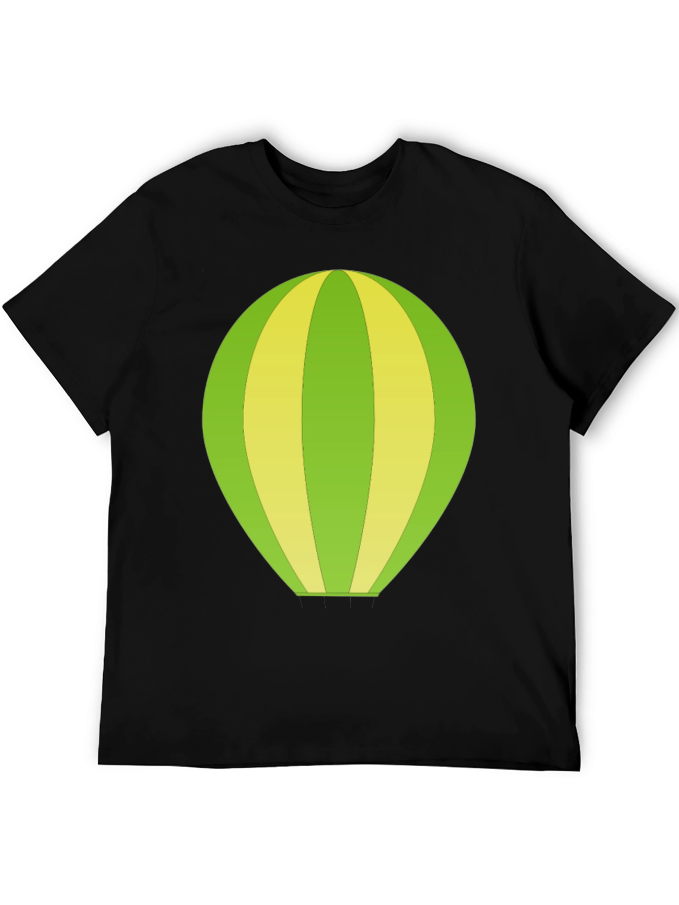Lime Balloon Graphic T-Shirt - Casual Style