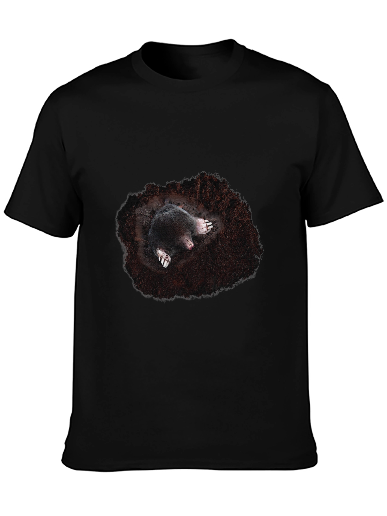Mole Burrow T-Shirt - Unique Animal Tee