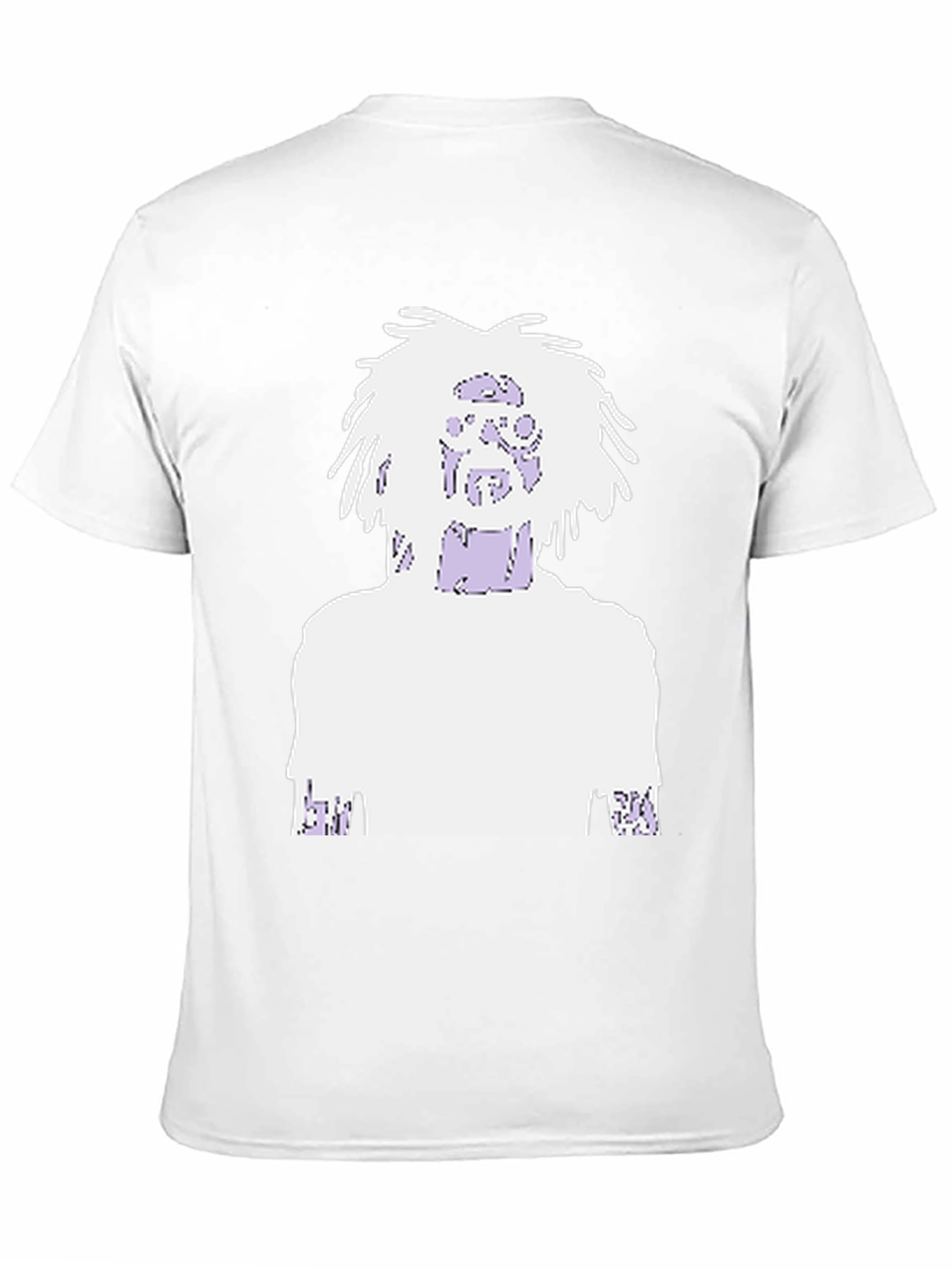 Graphic Print Tee - Black Cotton Blend