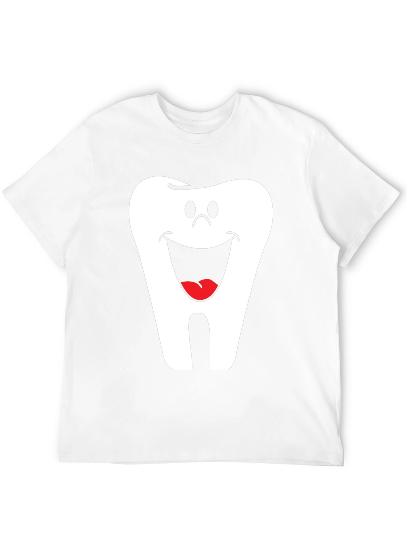 Smiling Tooth Graphic T-Shirt - Dentist Humor Tee