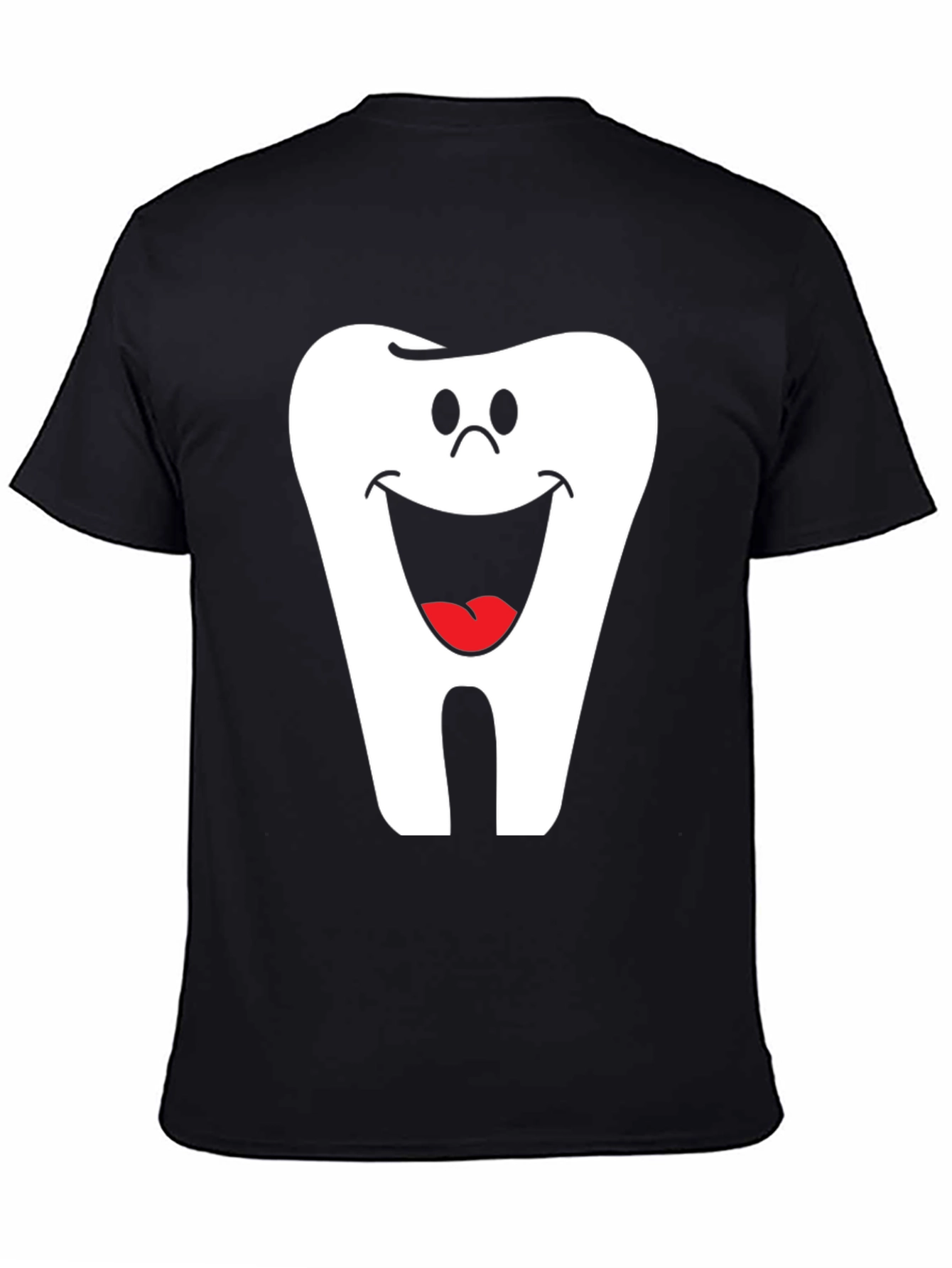 Smiling Tooth Graphic T-Shirt - Dentist Humor Tee