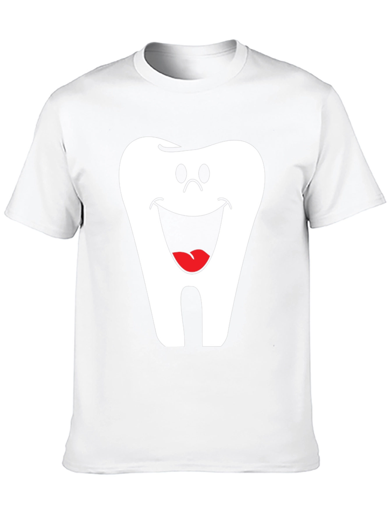 Smiling Tooth Graphic T-Shirt - Dentist Humor Tee