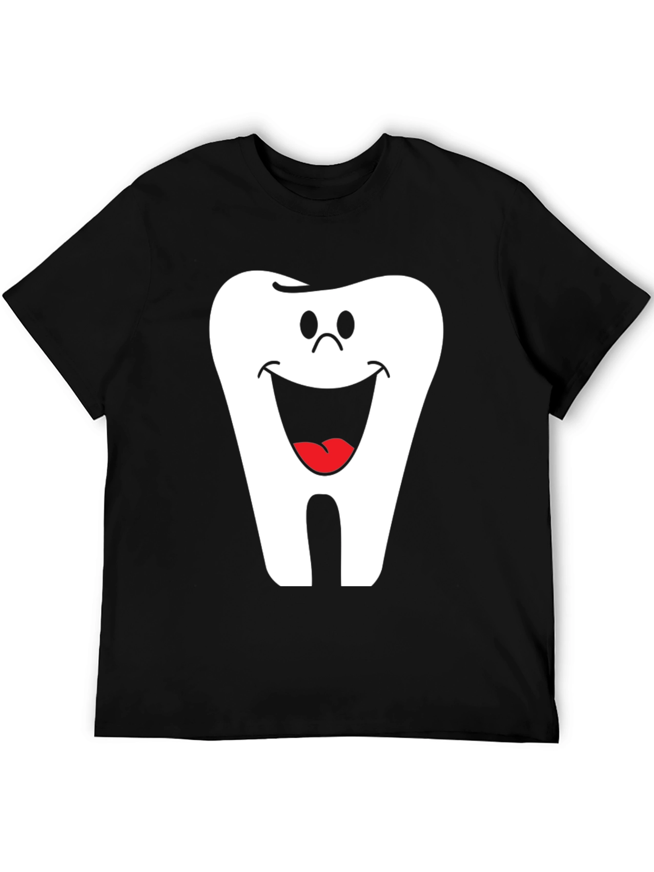 Smiling Tooth Graphic T-Shirt - Dentist Humor Tee