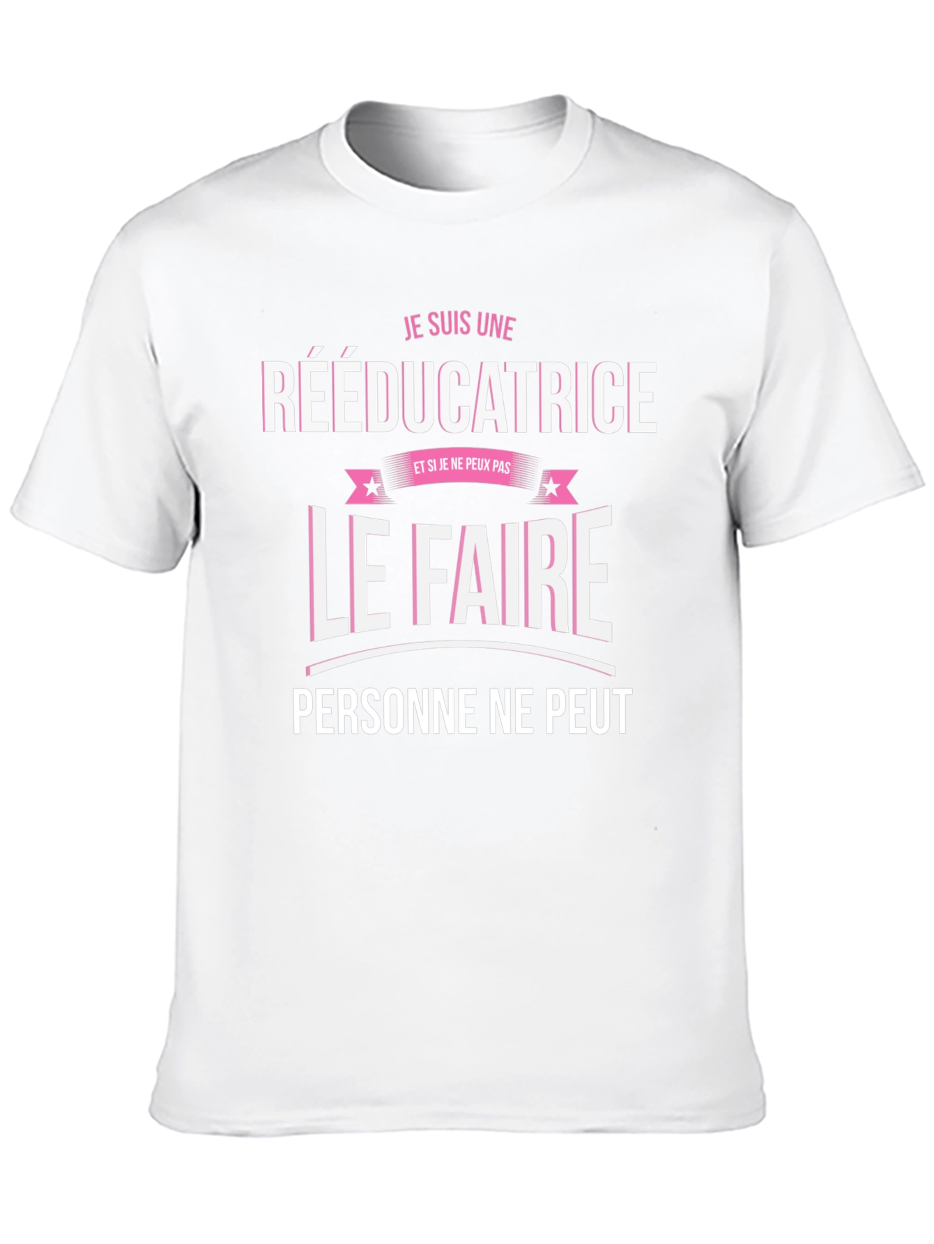 Je Suis Une Rééducatrice Black Graphic Tee