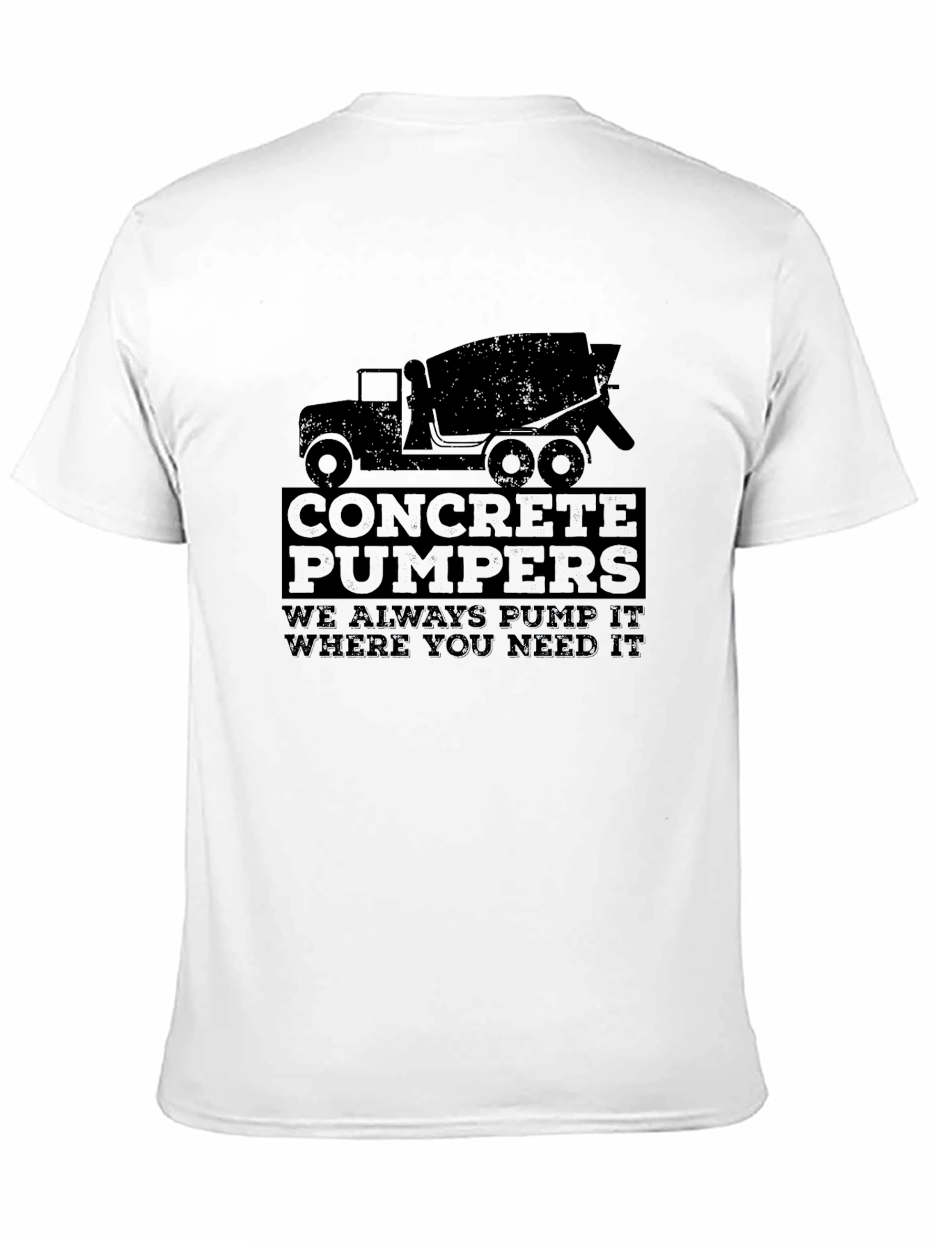 Concrete Pumpers Black T-Shirt
