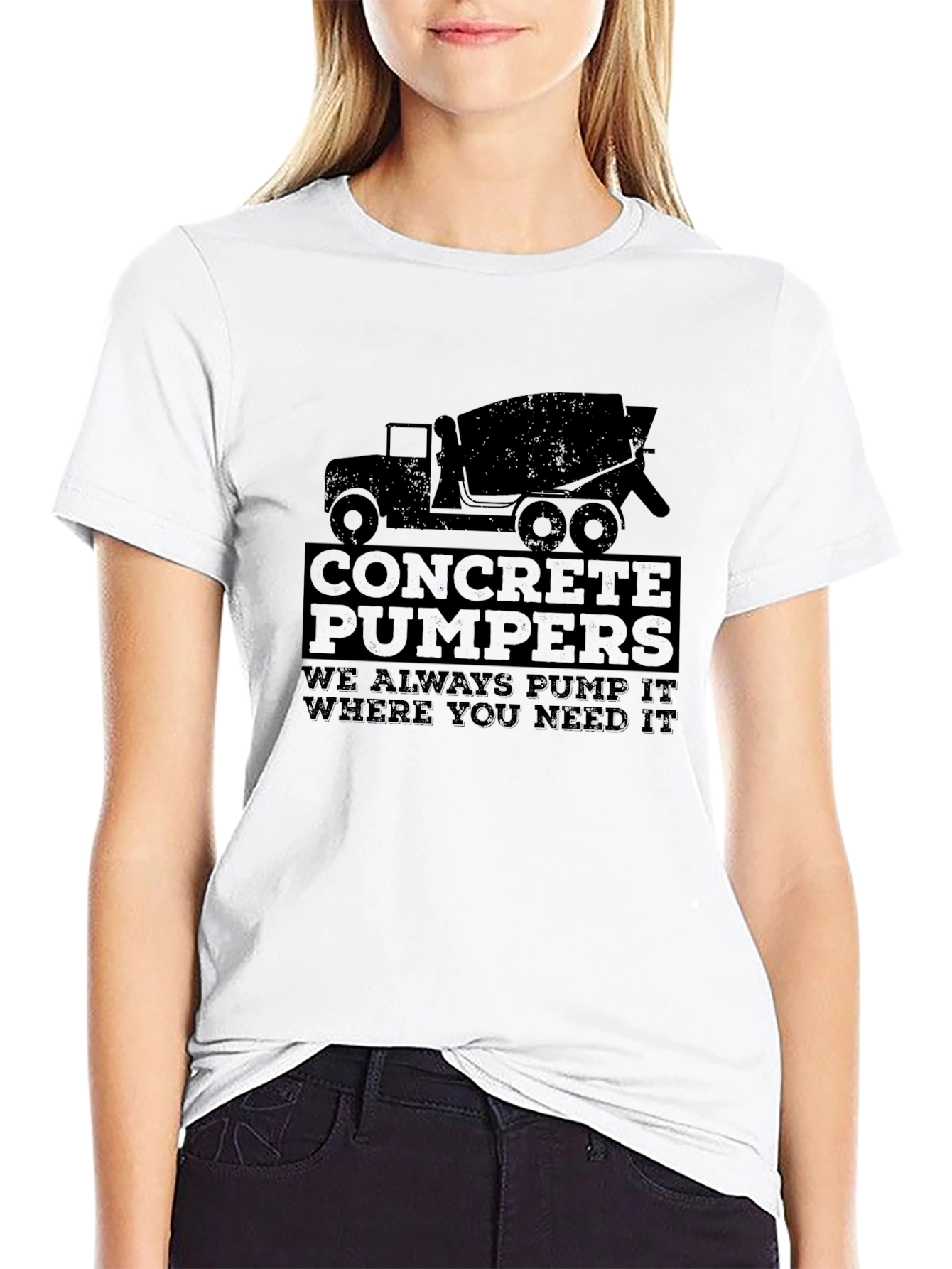 Concrete Pumpers Black T-Shirt
