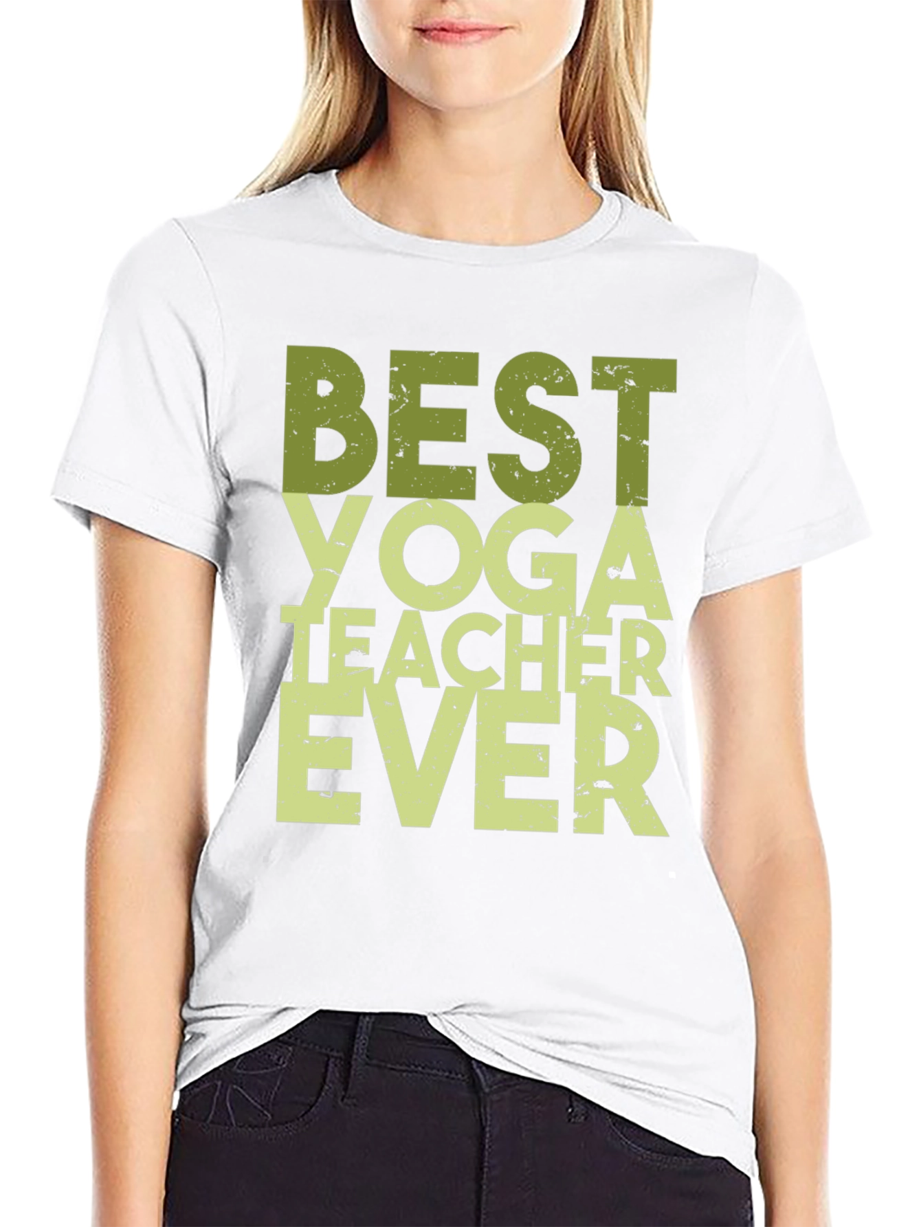 Best Yoga Teacher Ever T-Shirt - Black