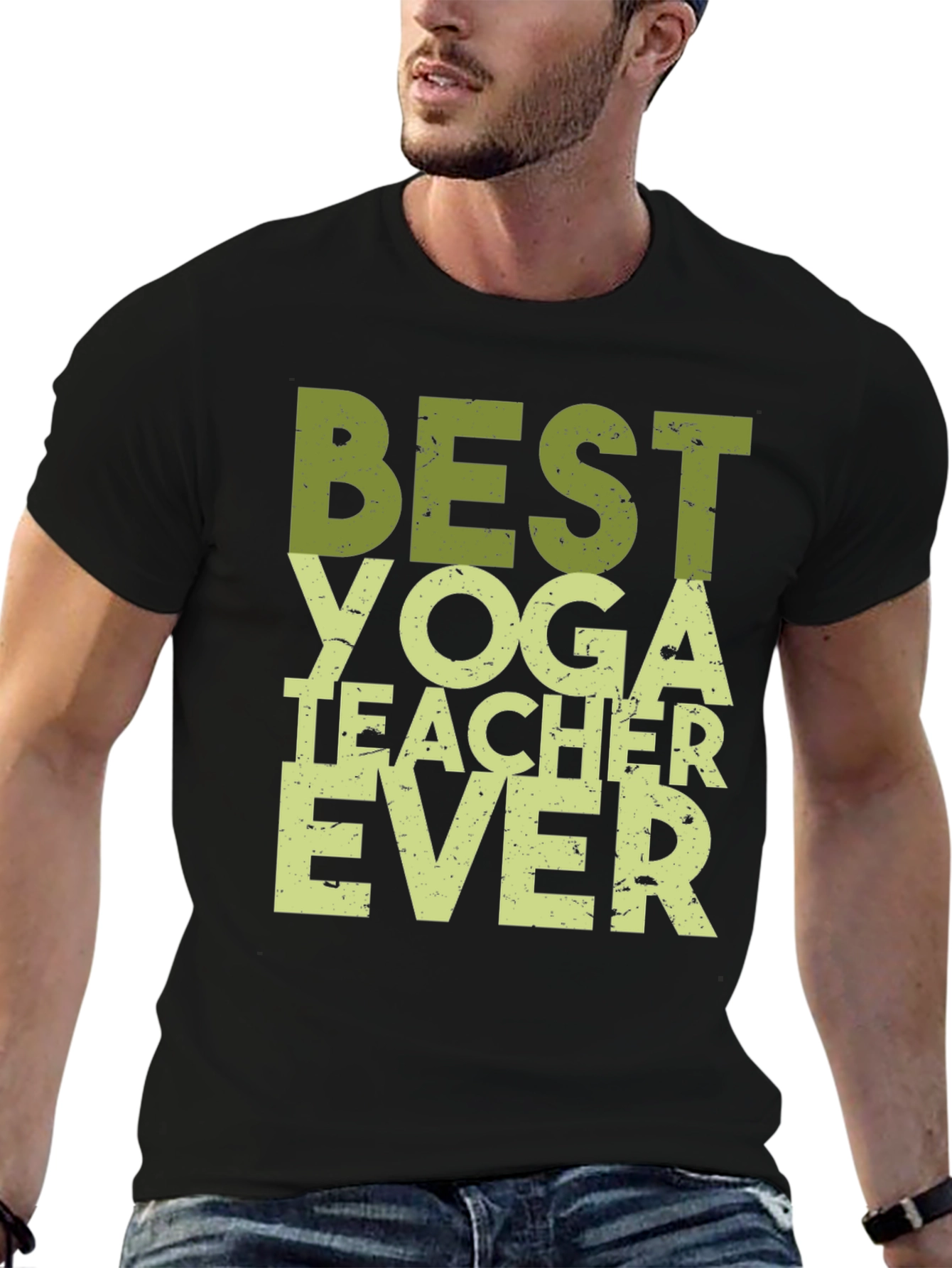 Best Yoga Teacher Ever T-Shirt - Black