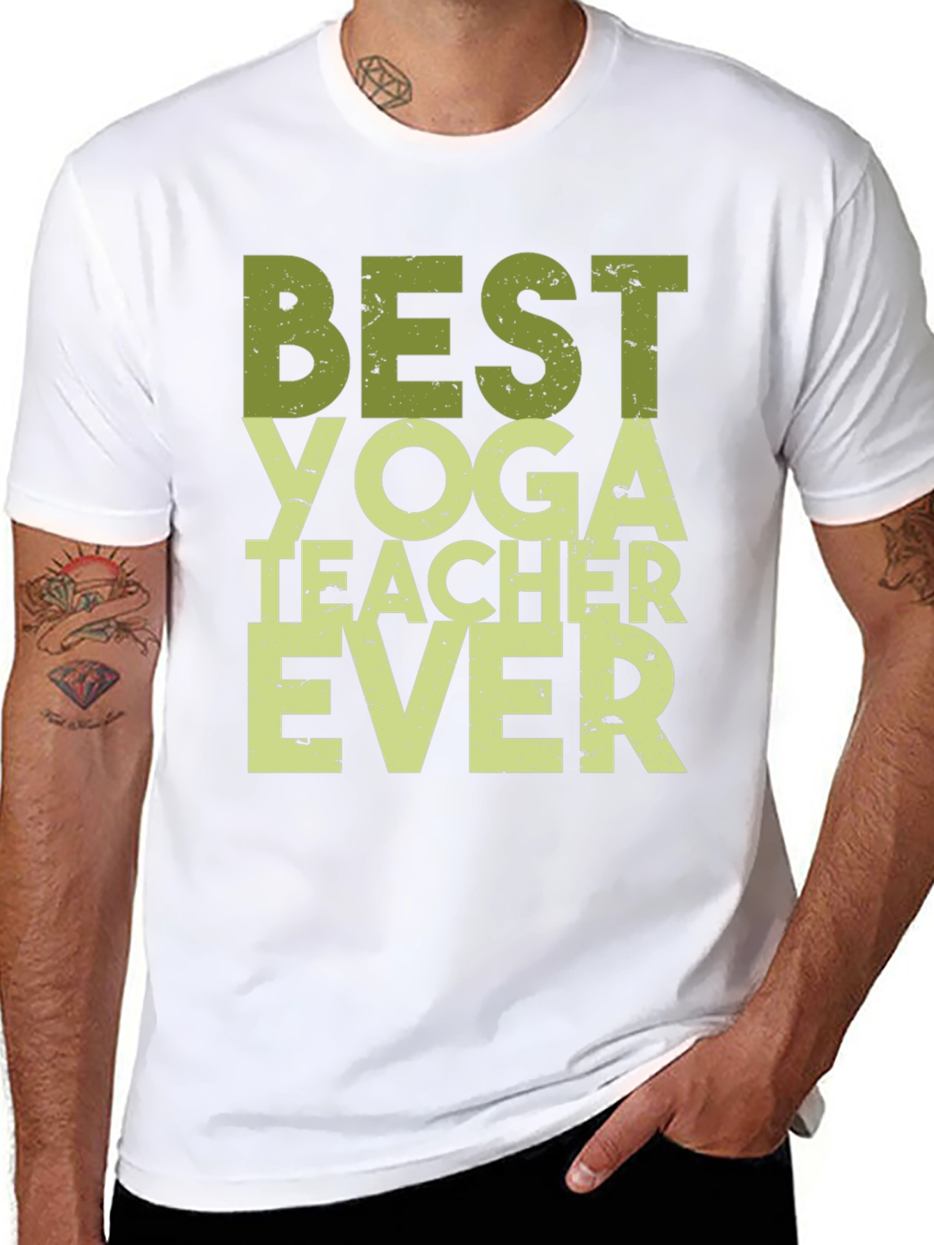 Best Yoga Teacher Ever T-Shirt - Black