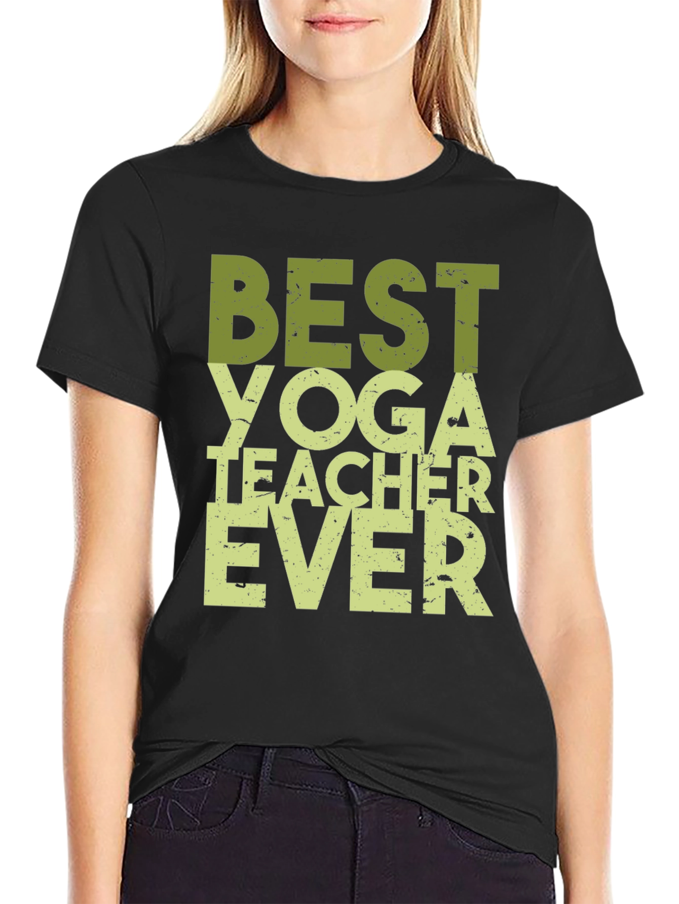 Best Yoga Teacher Ever T-Shirt - Black