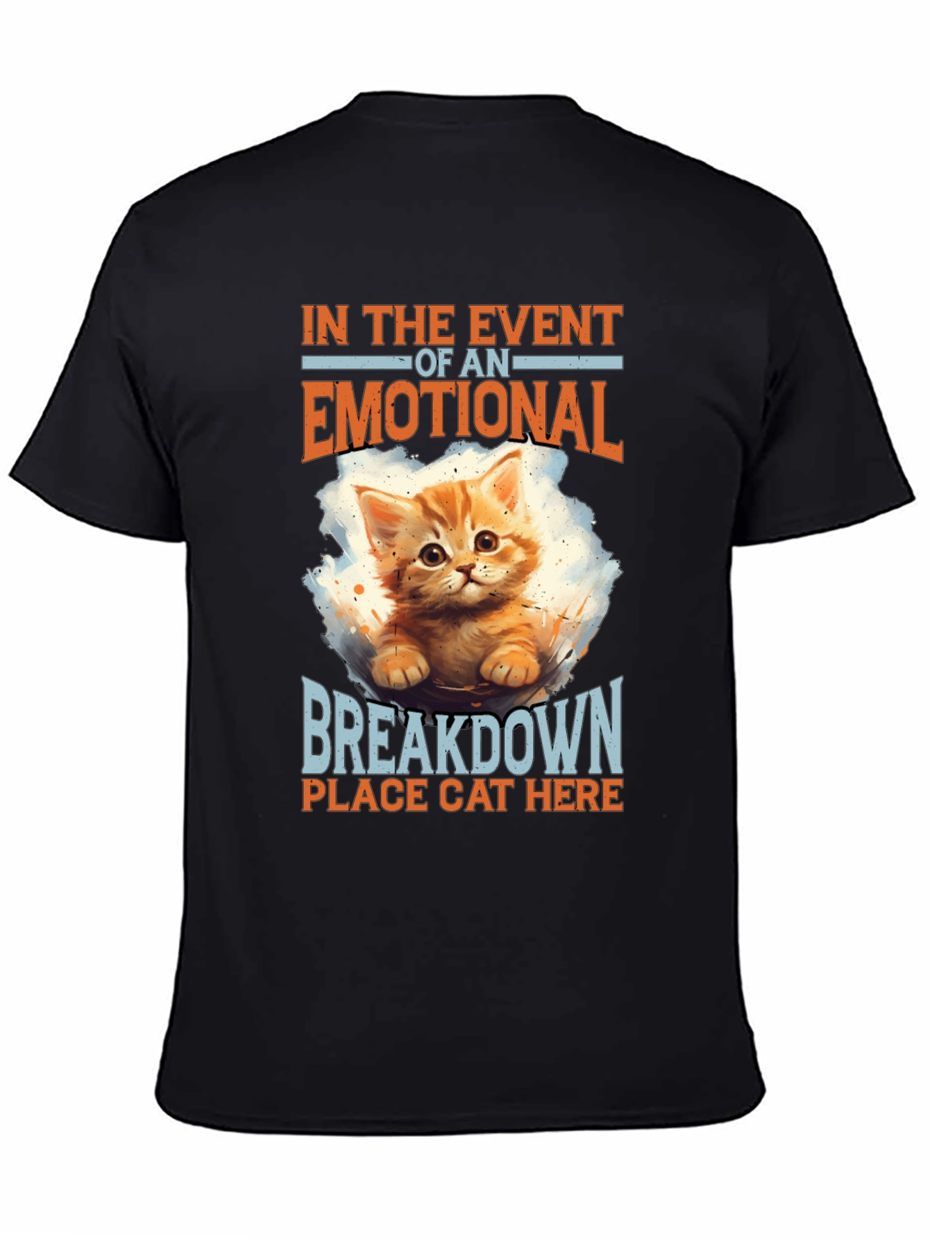 Emotional Breakdown Cat T-Shirt