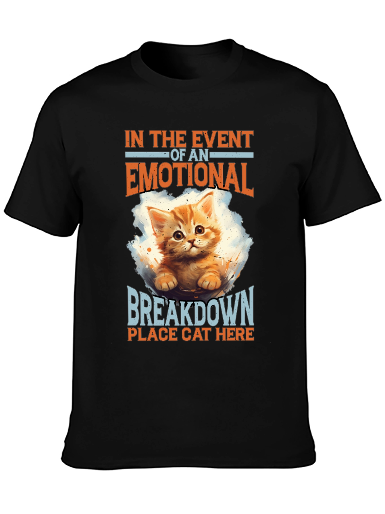 Emotional Breakdown Cat T-Shirt