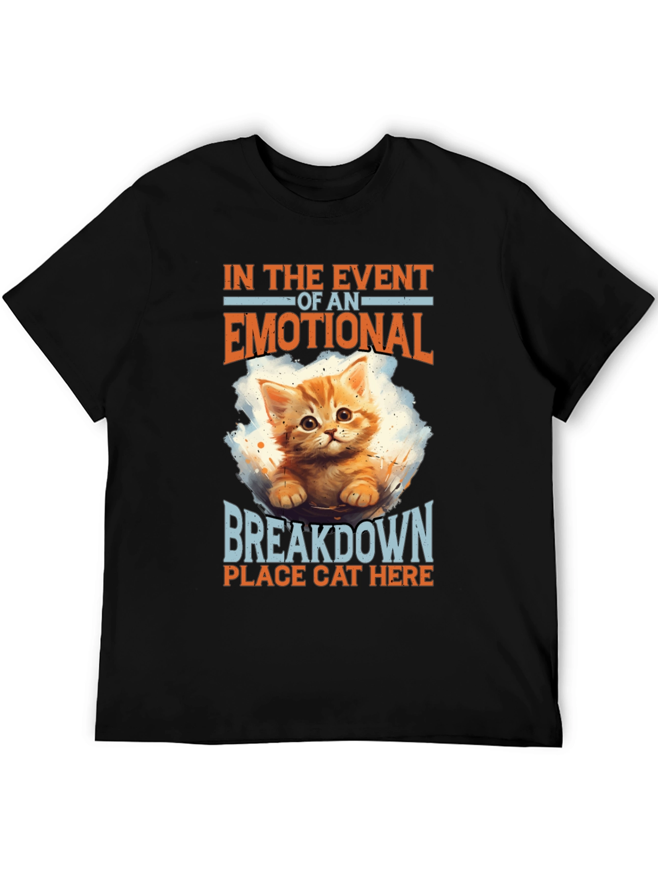 Emotional Breakdown Cat T-Shirt