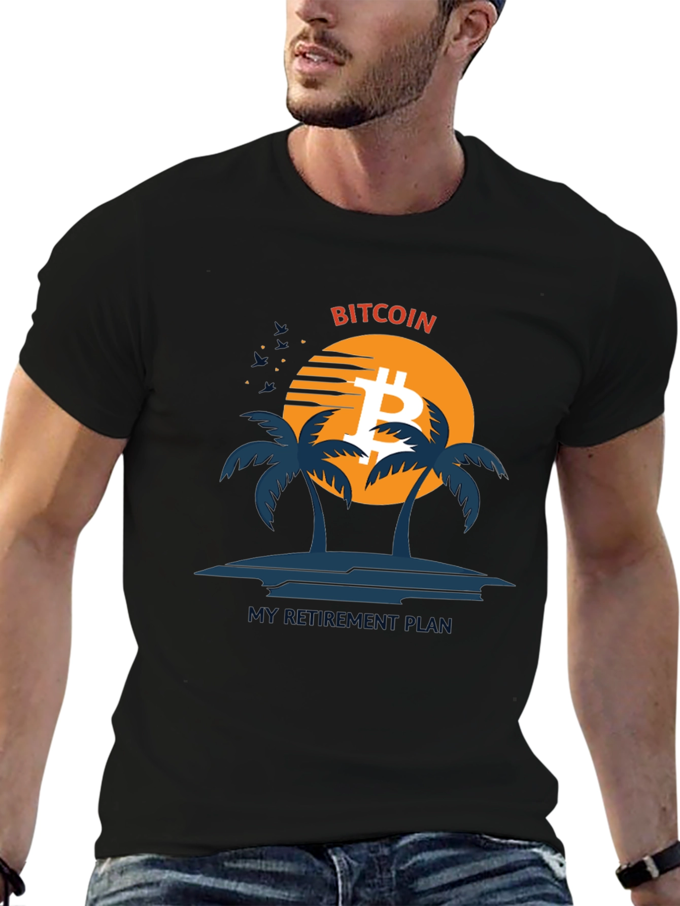 Bitcoin Retirement Plan Graphic Tee
