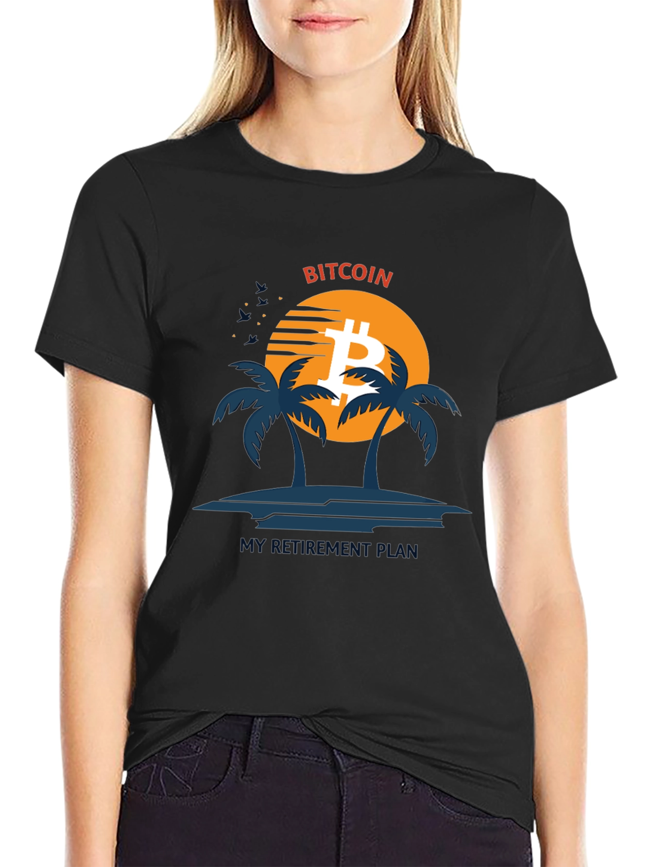 Bitcoin Retirement Plan Graphic Tee