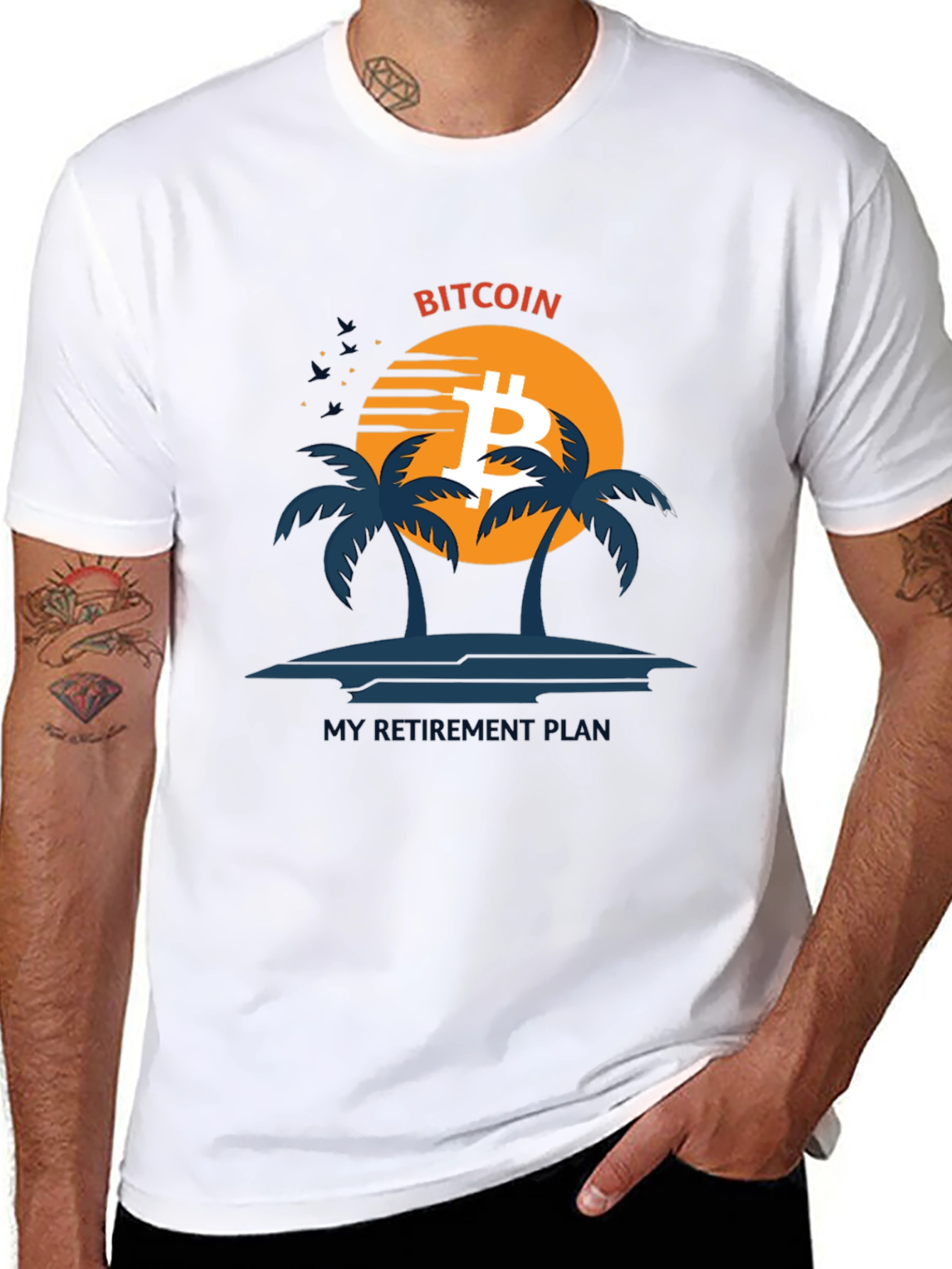Bitcoin Retirement Plan Graphic Tee