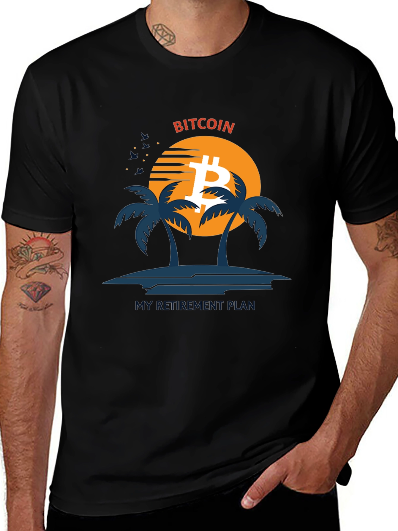 Bitcoin Retirement Plan Graphic Tee