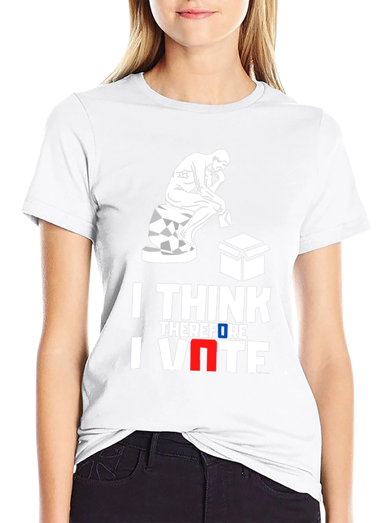 I Think Therefore I Vote Graphic Tee