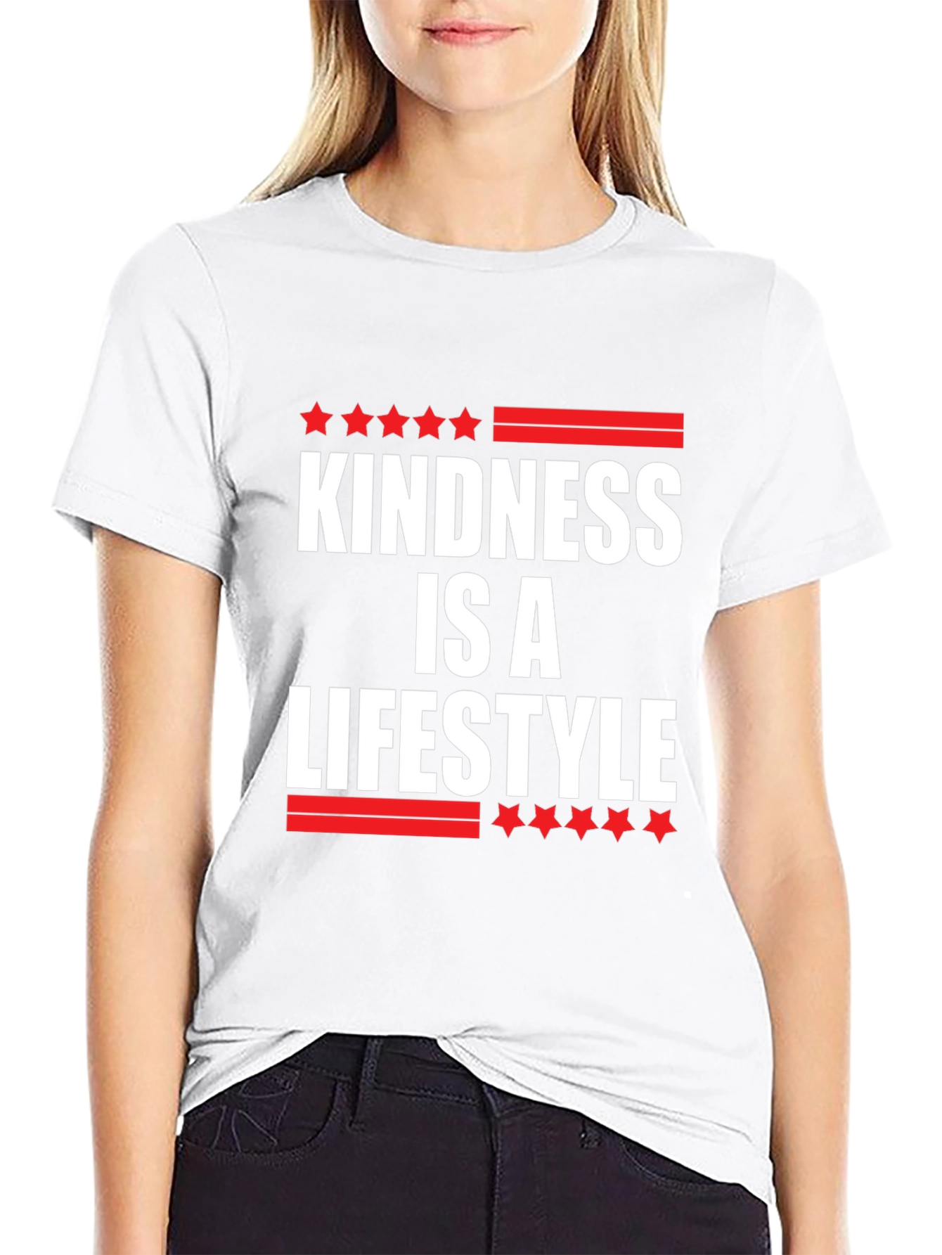 Kindness Is A Lifestyle Graphic T-Shirt