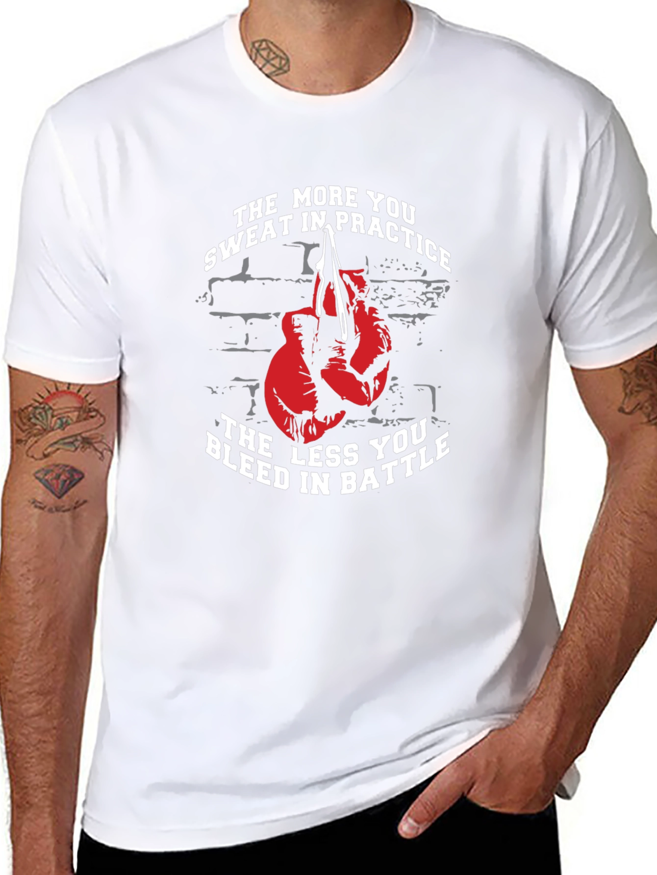 Motivational Boxing T-Shirt - Practice Makes Perfect