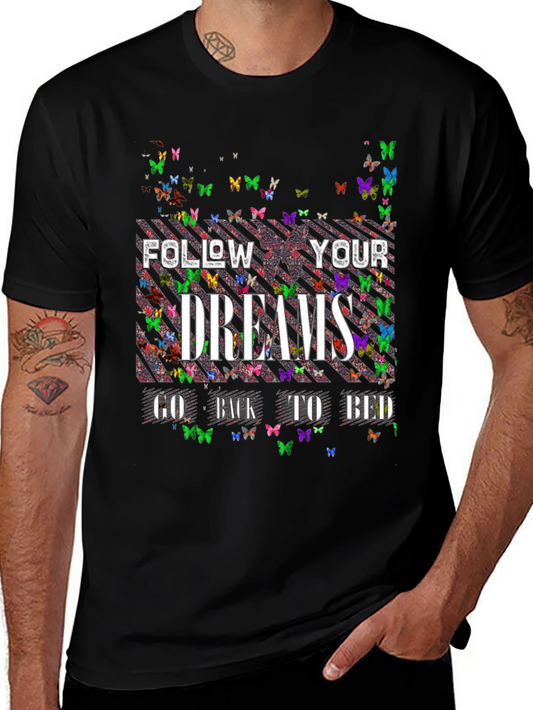Butterfly Dreams T-Shirt - Black Novelty Tee