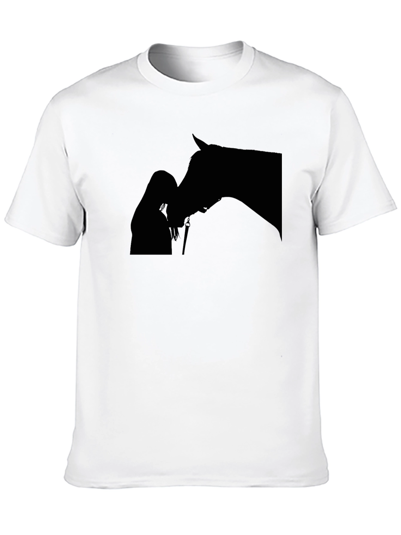 Equestrian Silhouette Black T-Shirt