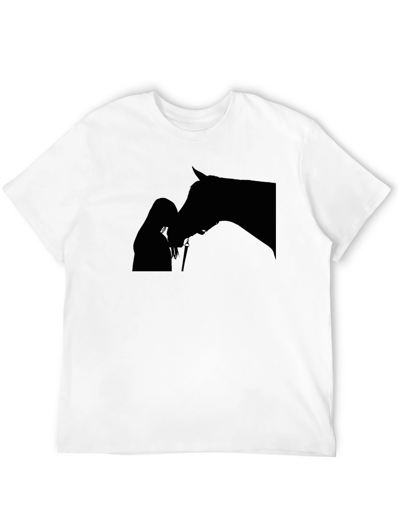 Equestrian Silhouette Black T-Shirt