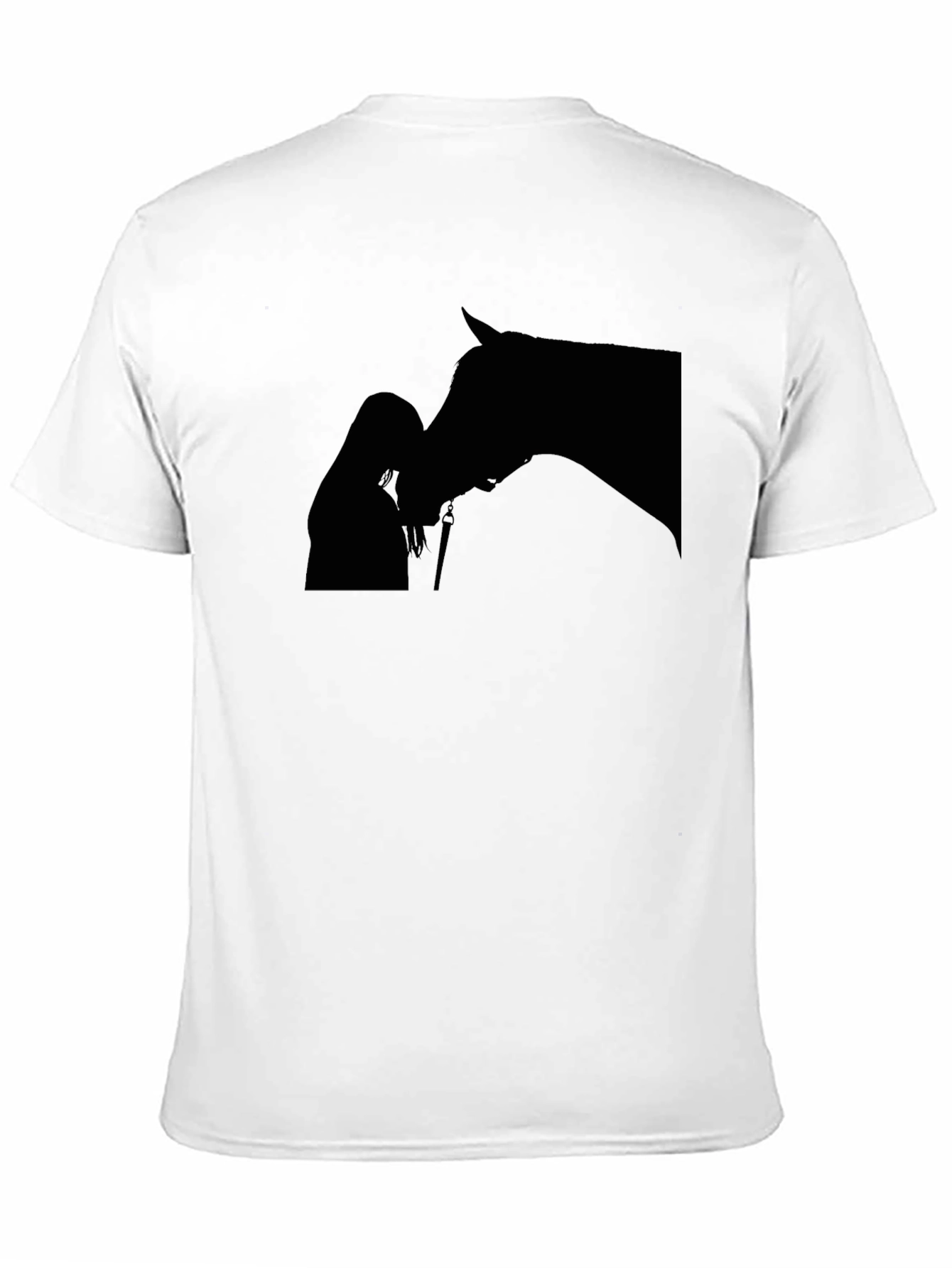 Equestrian Silhouette Black T-Shirt