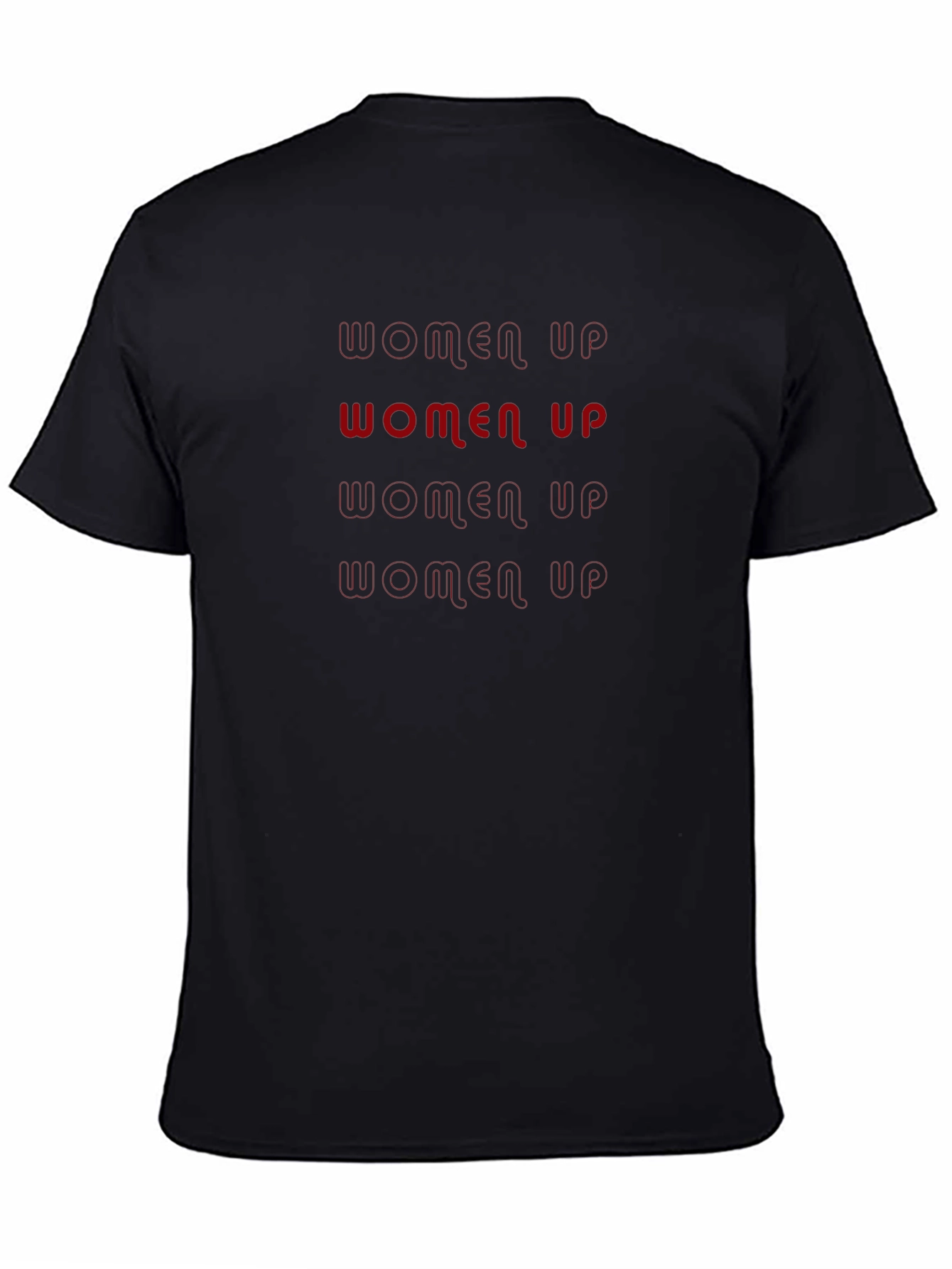 Women Up Graphic Tee - Black