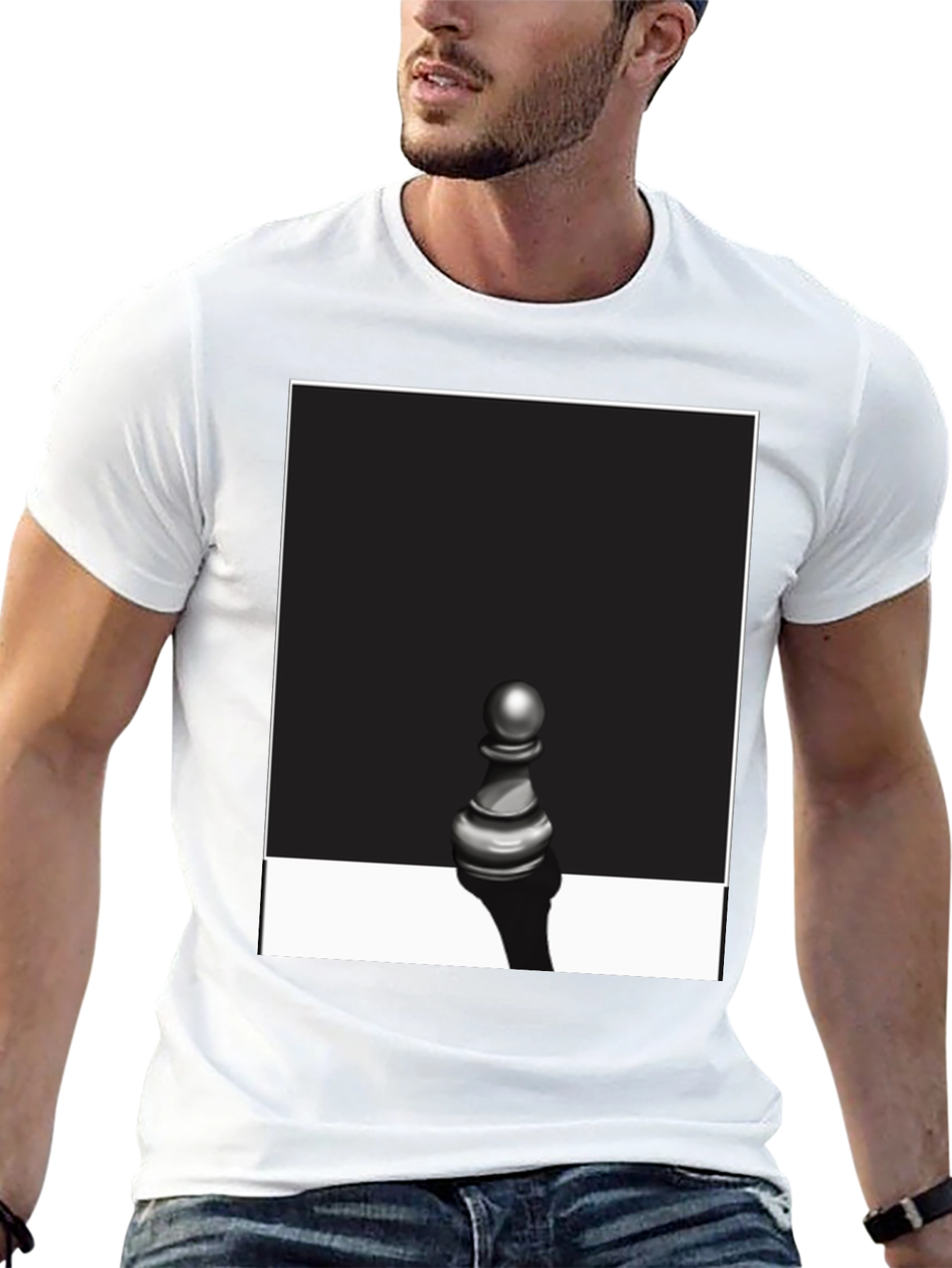 Chess Pawn Graphic Tee - Stylish Unisex T-Shirt