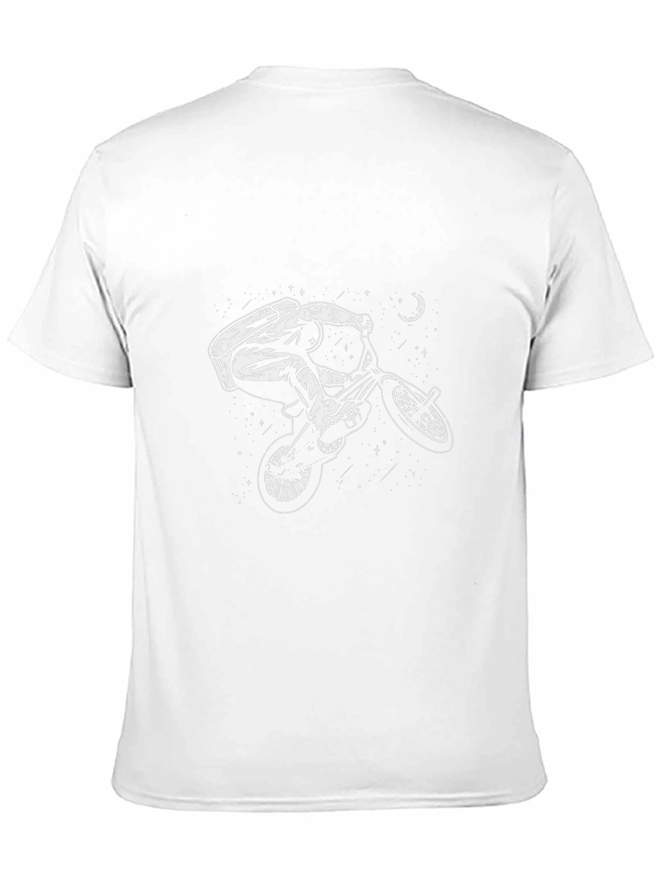 BMX Rider Graphic Tee - Black Cotton T-Shirt