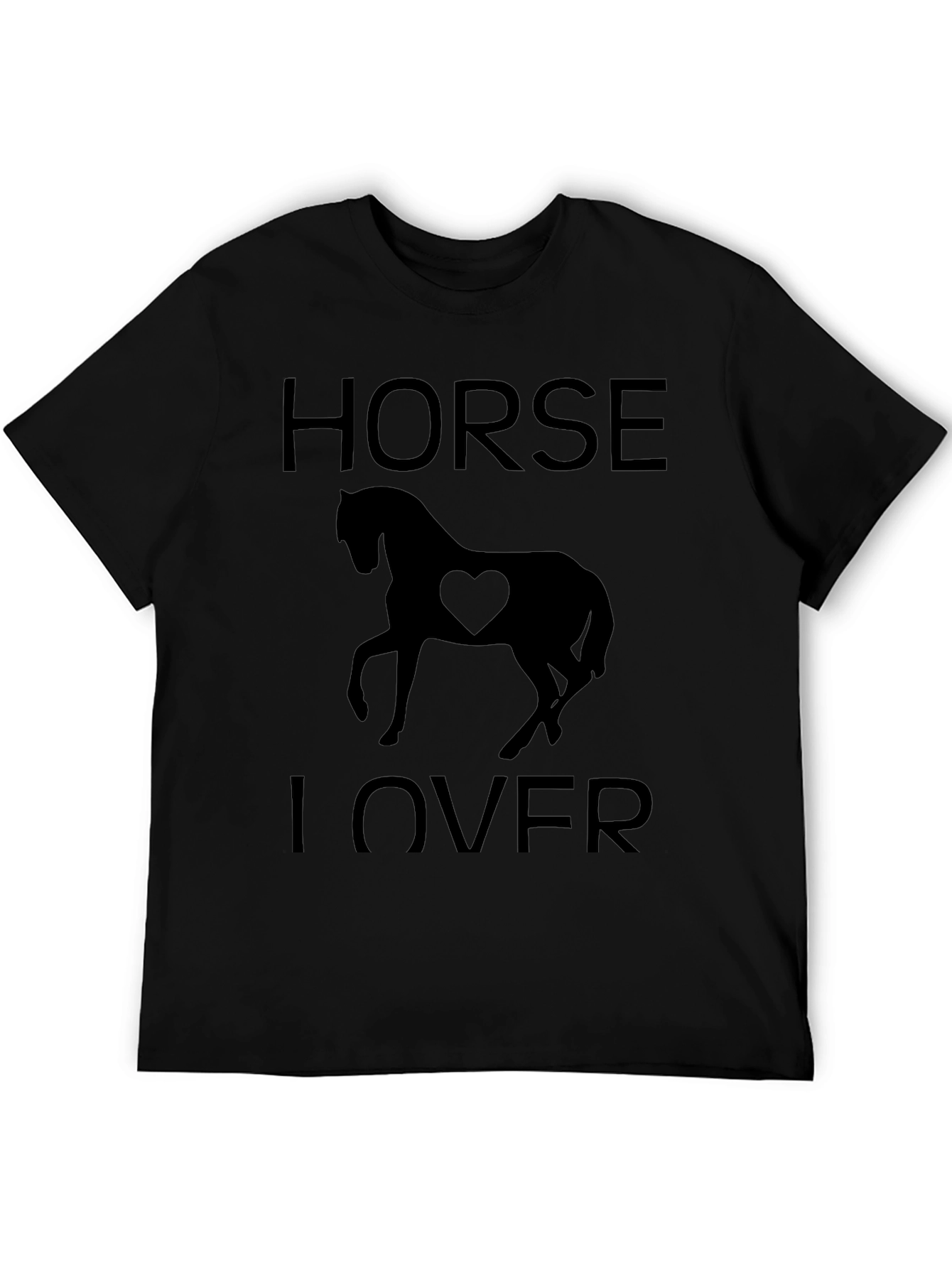 Horse Lover T-Shirt Equestrian Heart Tee