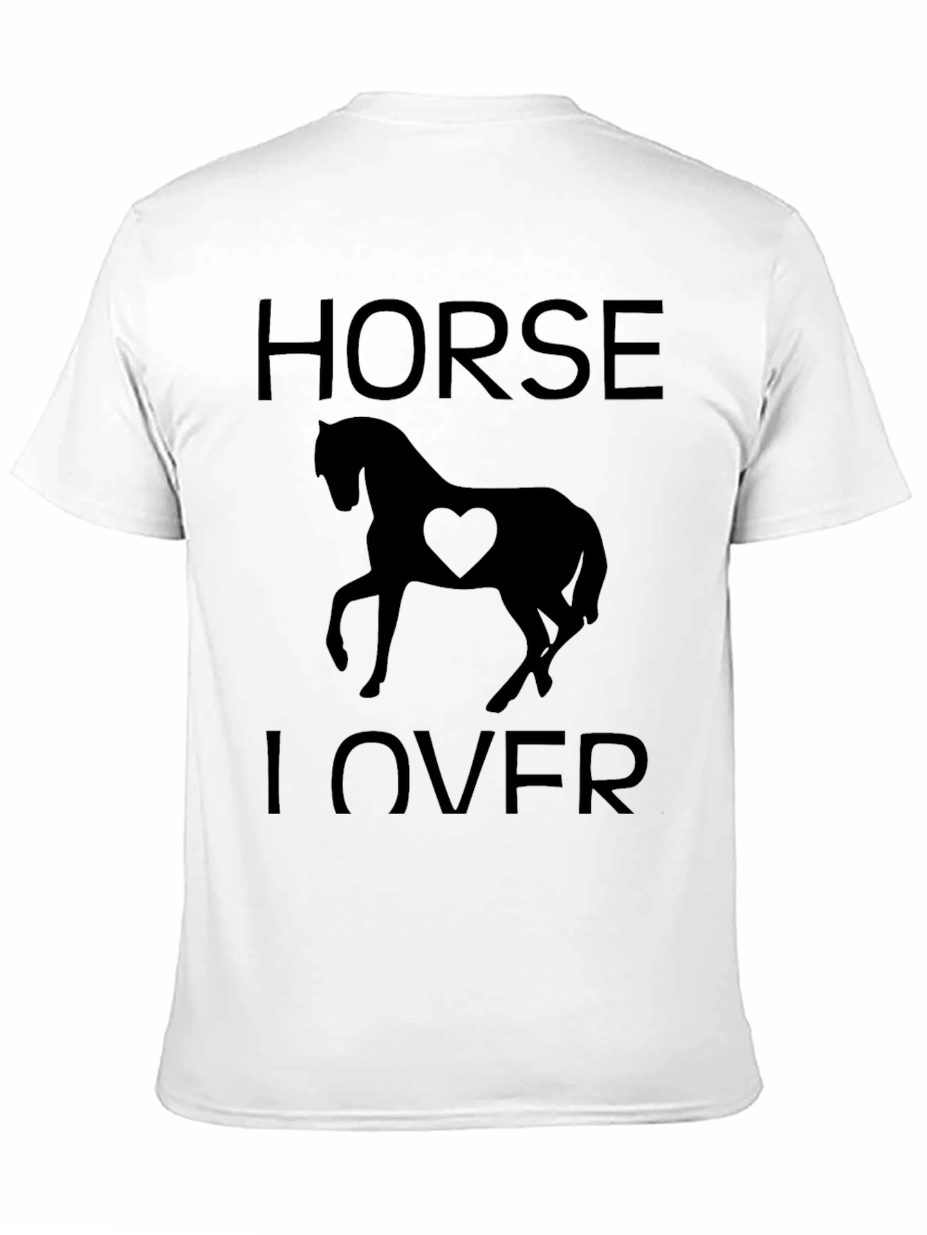Horse Lover T-Shirt Equestrian Heart Tee
