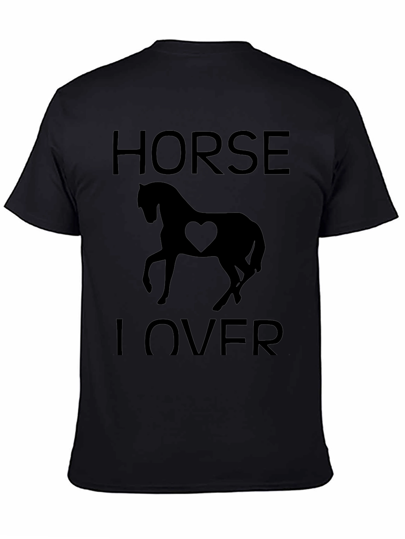 Horse Lover T-Shirt Equestrian Heart Tee