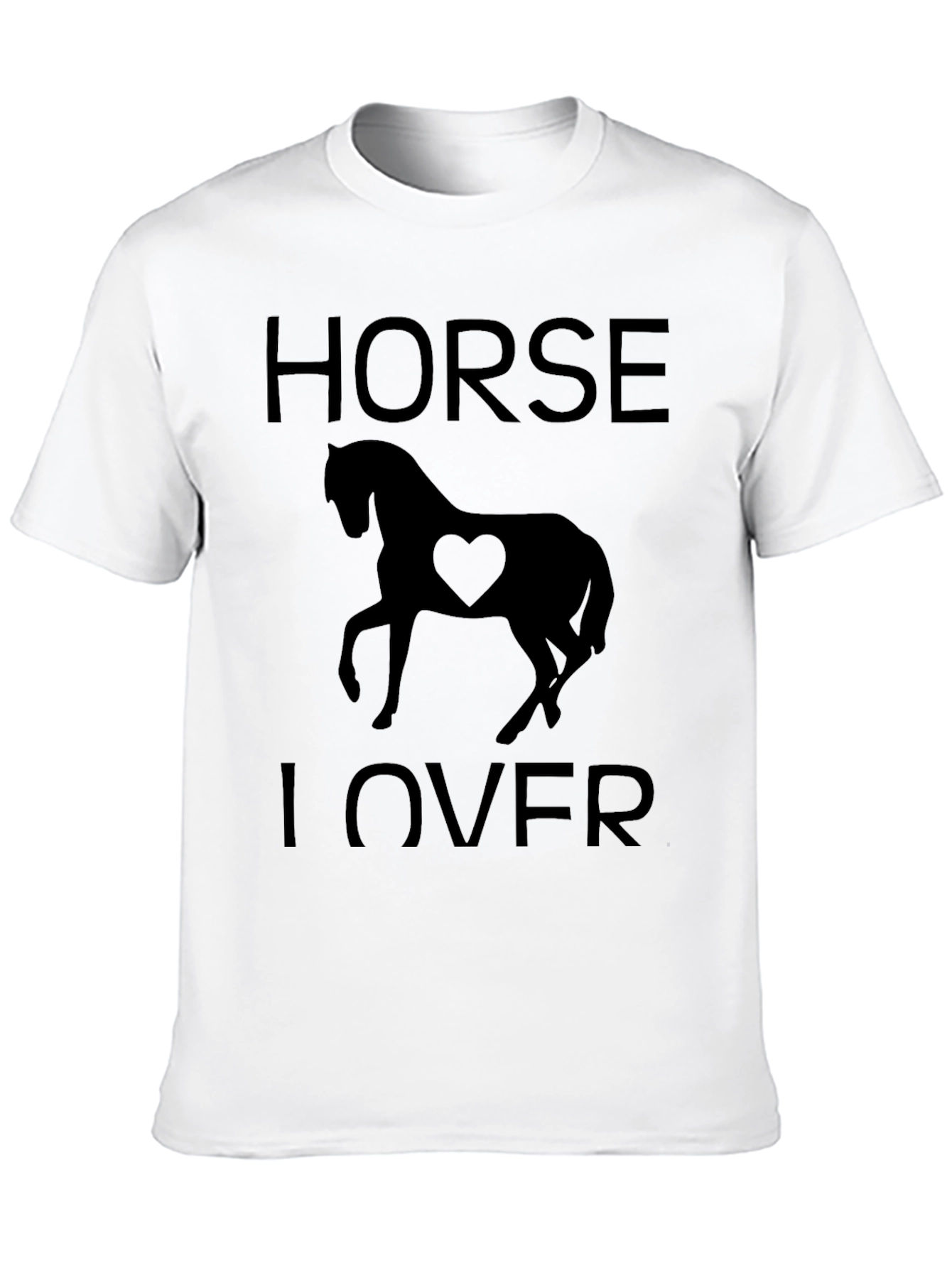 Horse Lover T-Shirt Equestrian Heart Tee