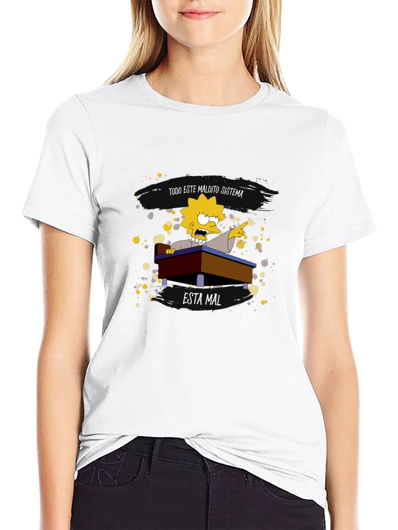 Lisa Simpson Todo Este Maldito Graphic Tee