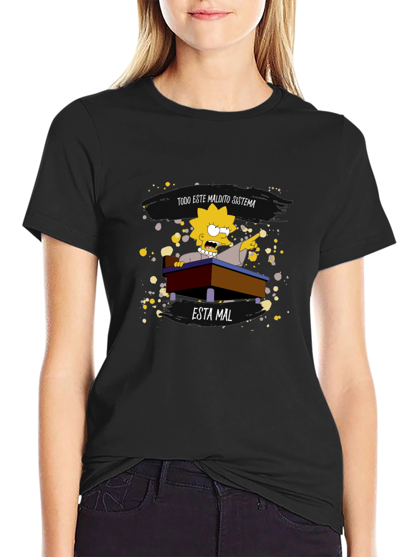 Lisa Simpson Todo Este Maldito Graphic Tee